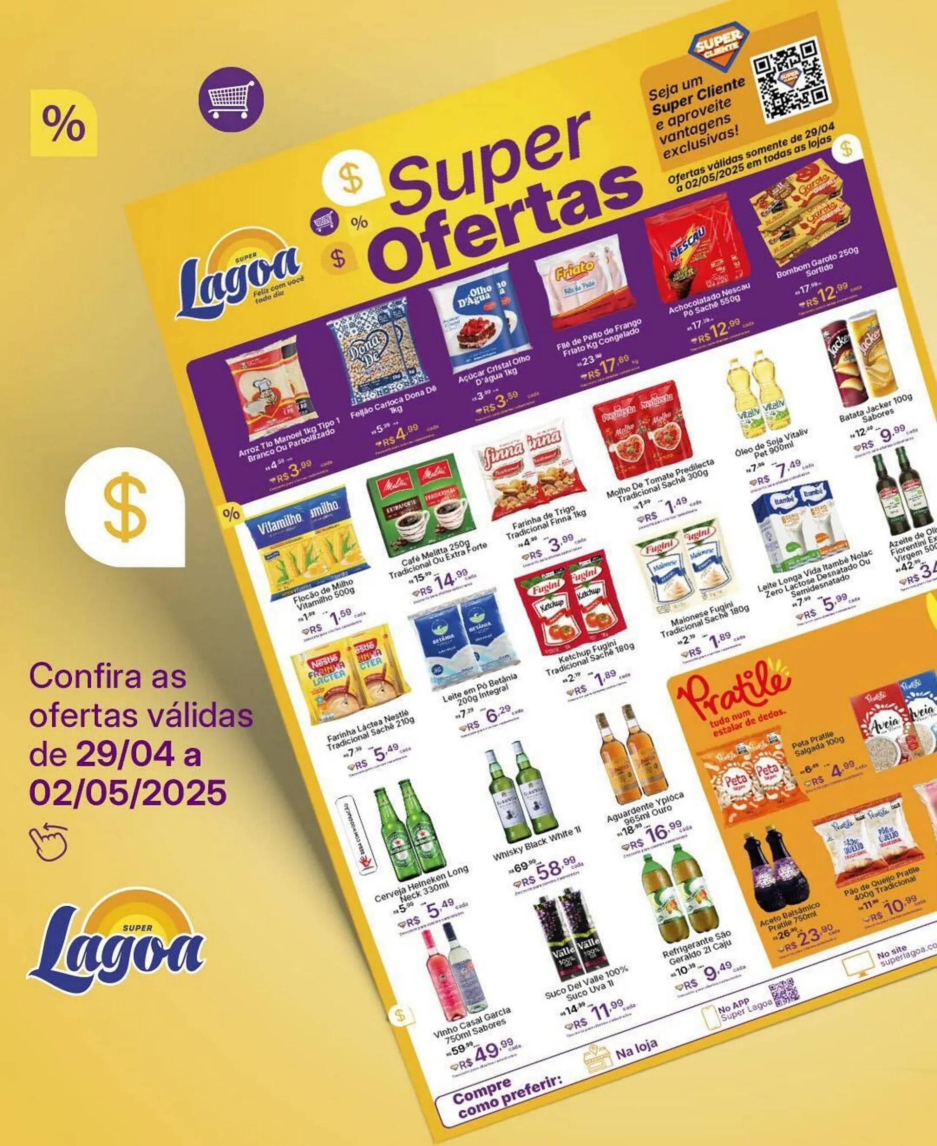 Encarte de Catálogo Super Lagoa 28 de abril até 2 de maio 2025 - Pagina 1