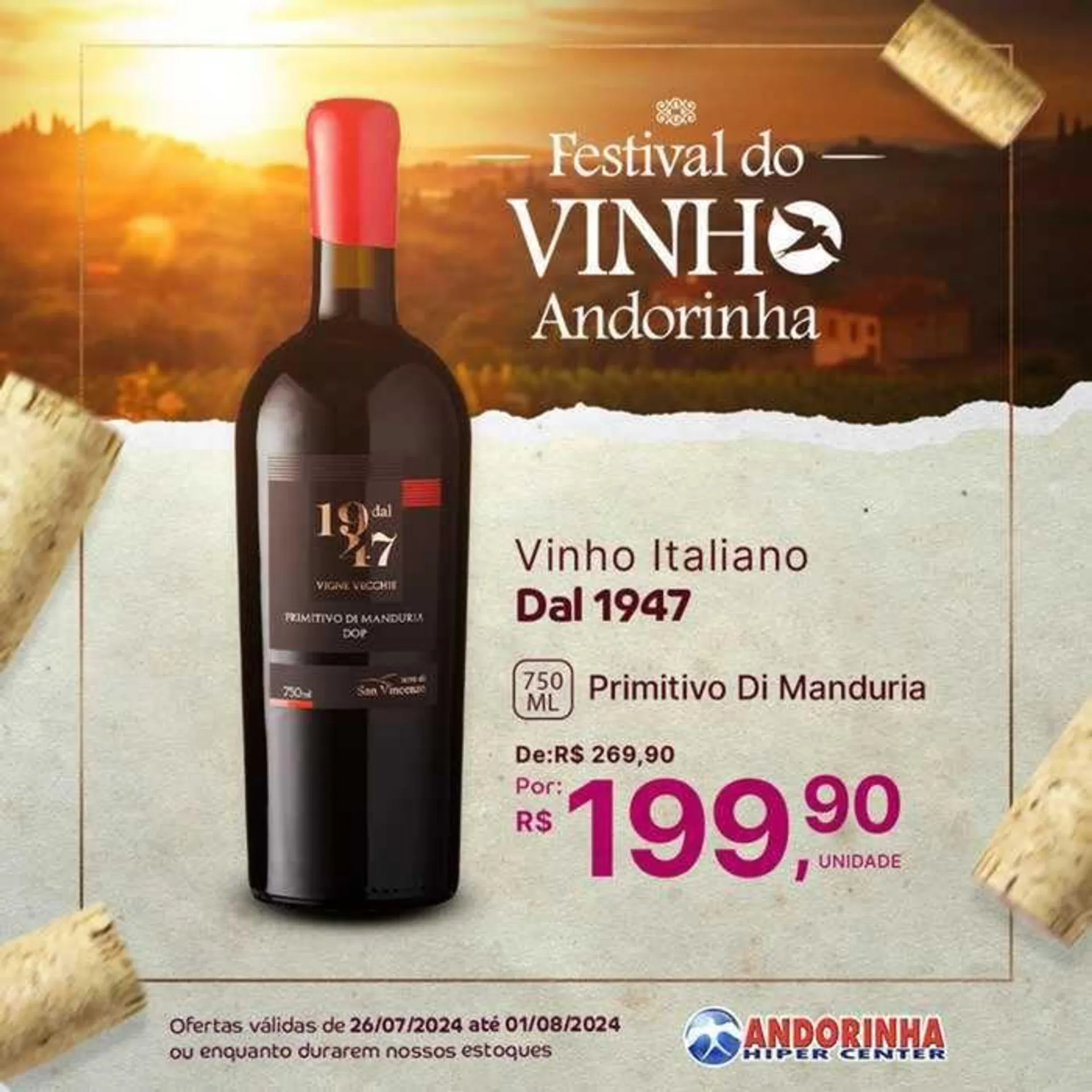 Andorinha Hipermercado Ofertas de Vinho - 9