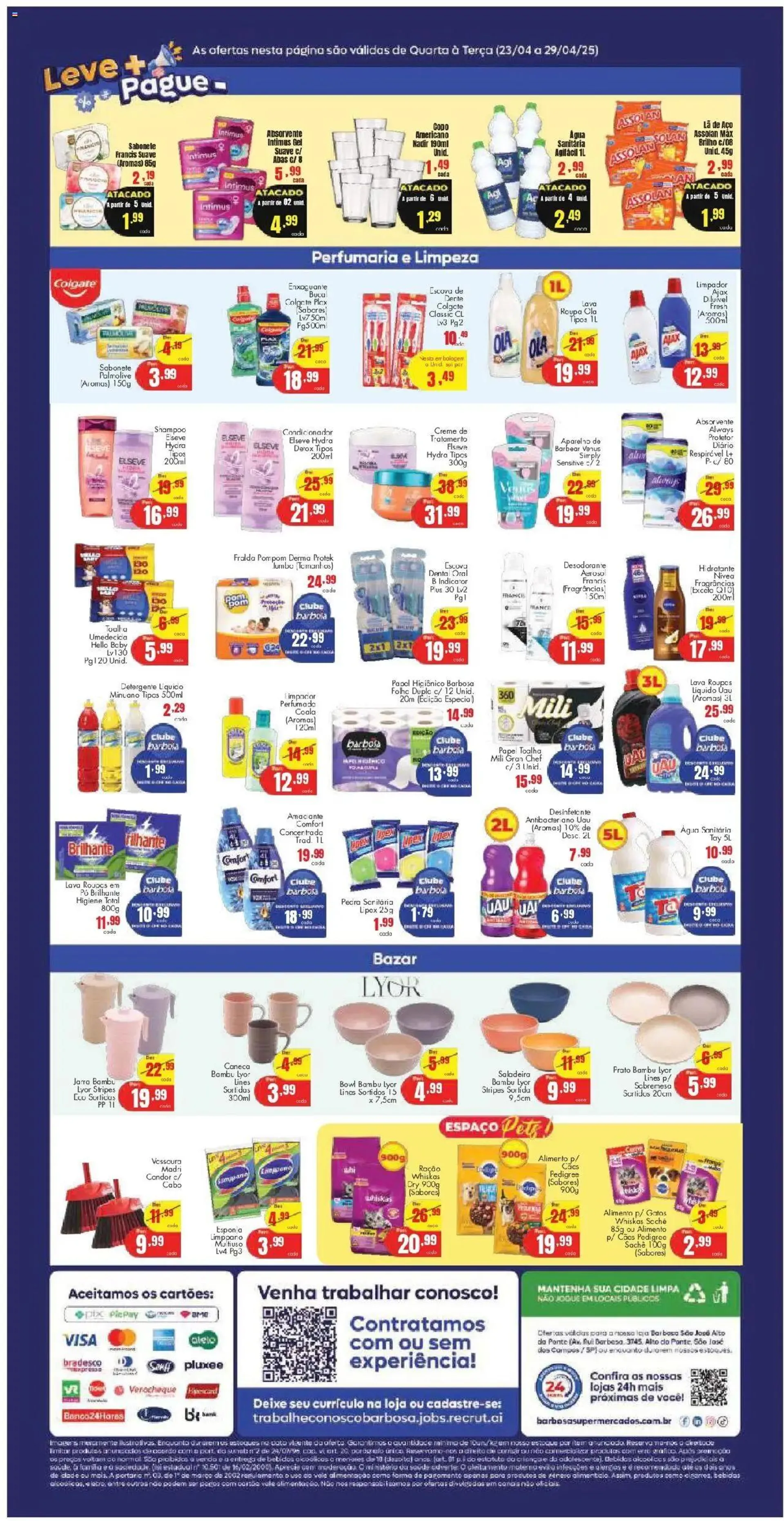 Encarte de Barbosa Supermercados - Ofertas Loja São José Alto da Ponte 23 de abril até 29 de abril 2025 - Pagina 4