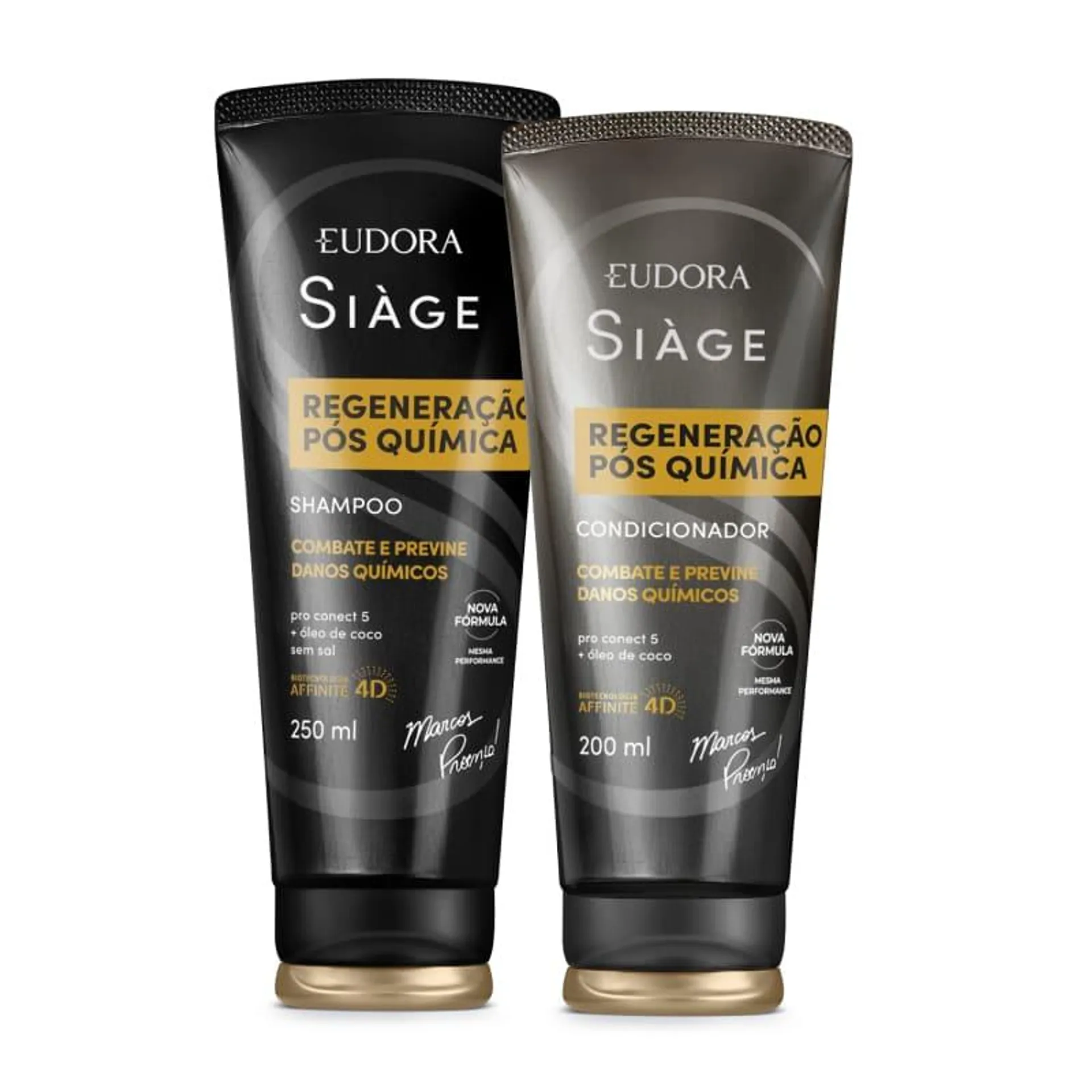 Combo Siàge Regeneração Pós Química: Shampoo 250ml + Condicionador 200ml