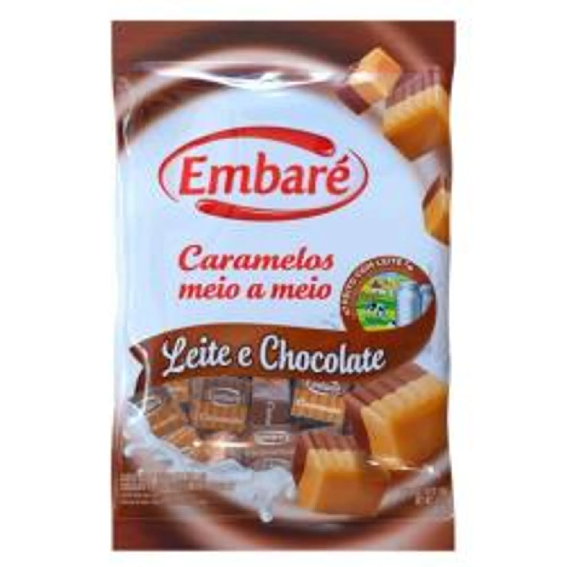 Bala Embare 150g Meio A Meio Leite