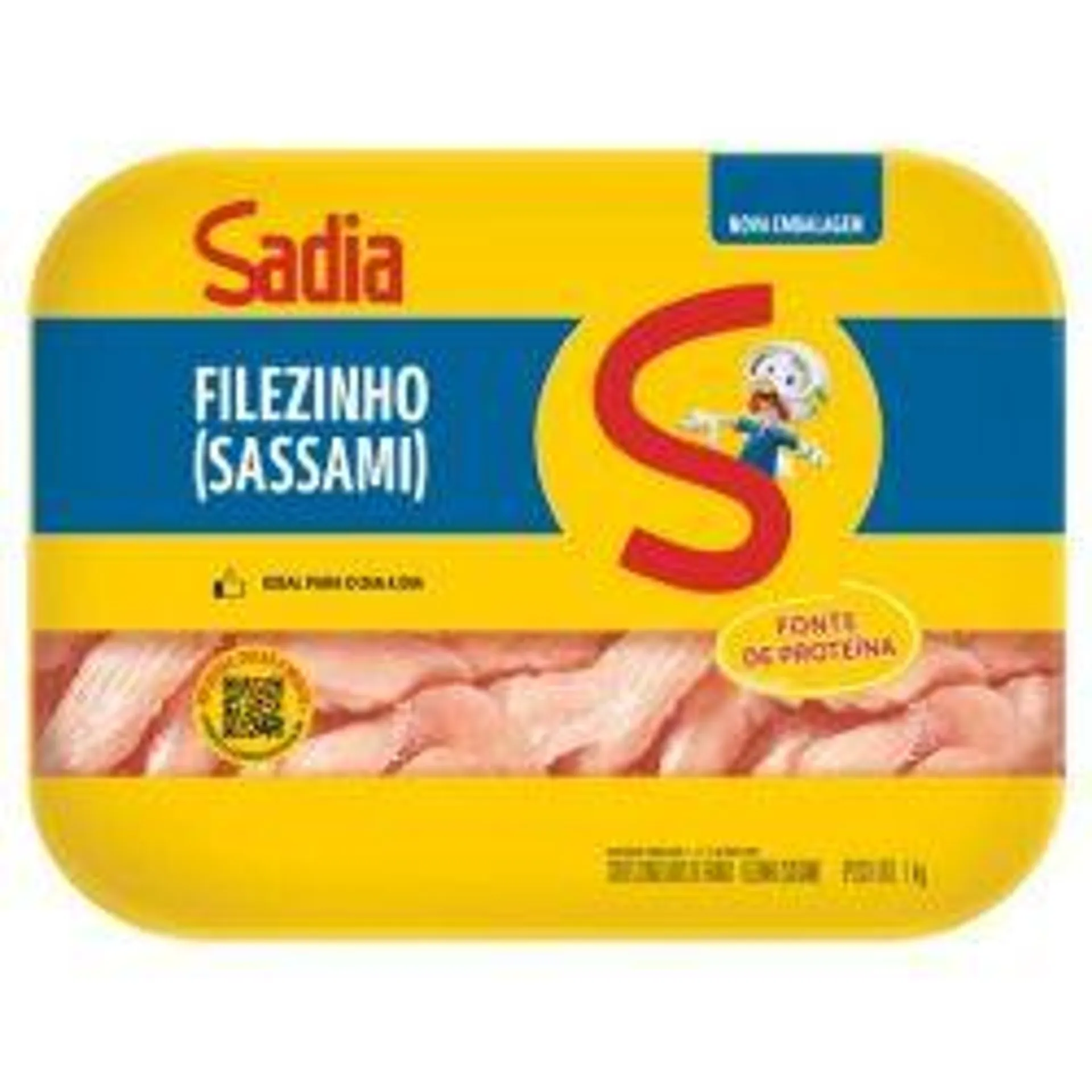 Corte Congelado Frango Sadia 1kg Filezinho