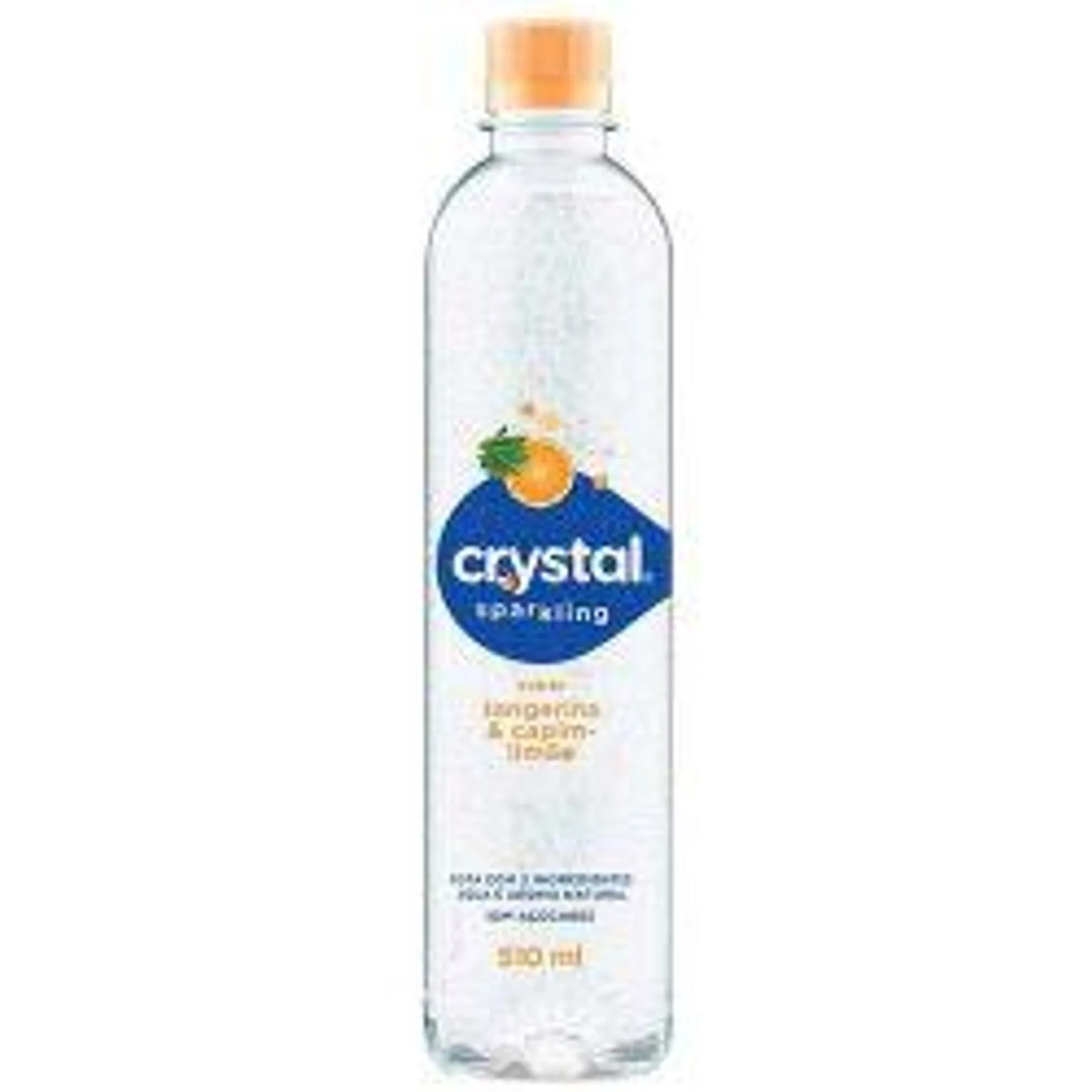 Água Saborizada Crystal 510ml Spark Tangerina / Capim-limão