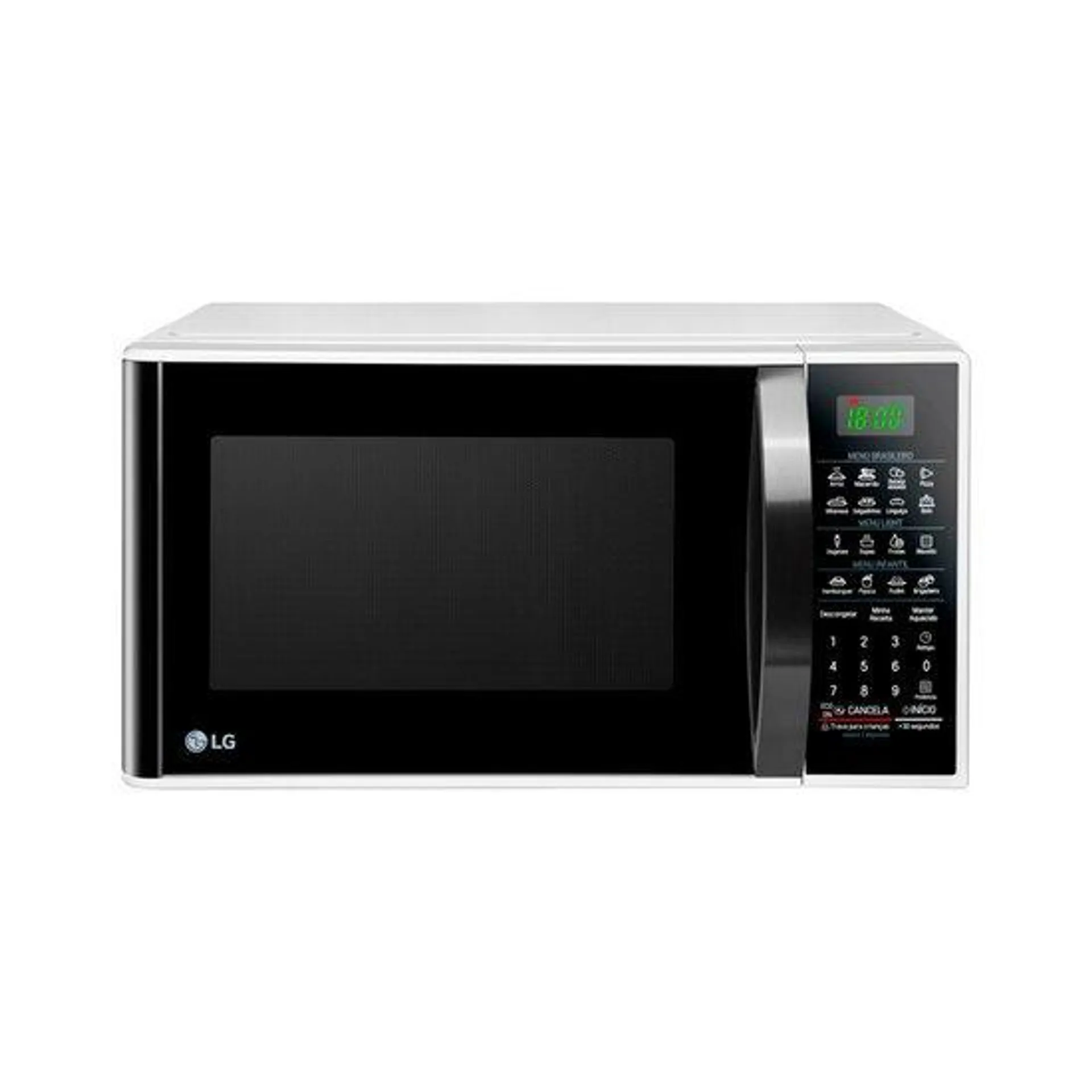 Forno Micro-ondas Easy Clean LG, 30 Litros, 800W, Branco - MS3091BCA