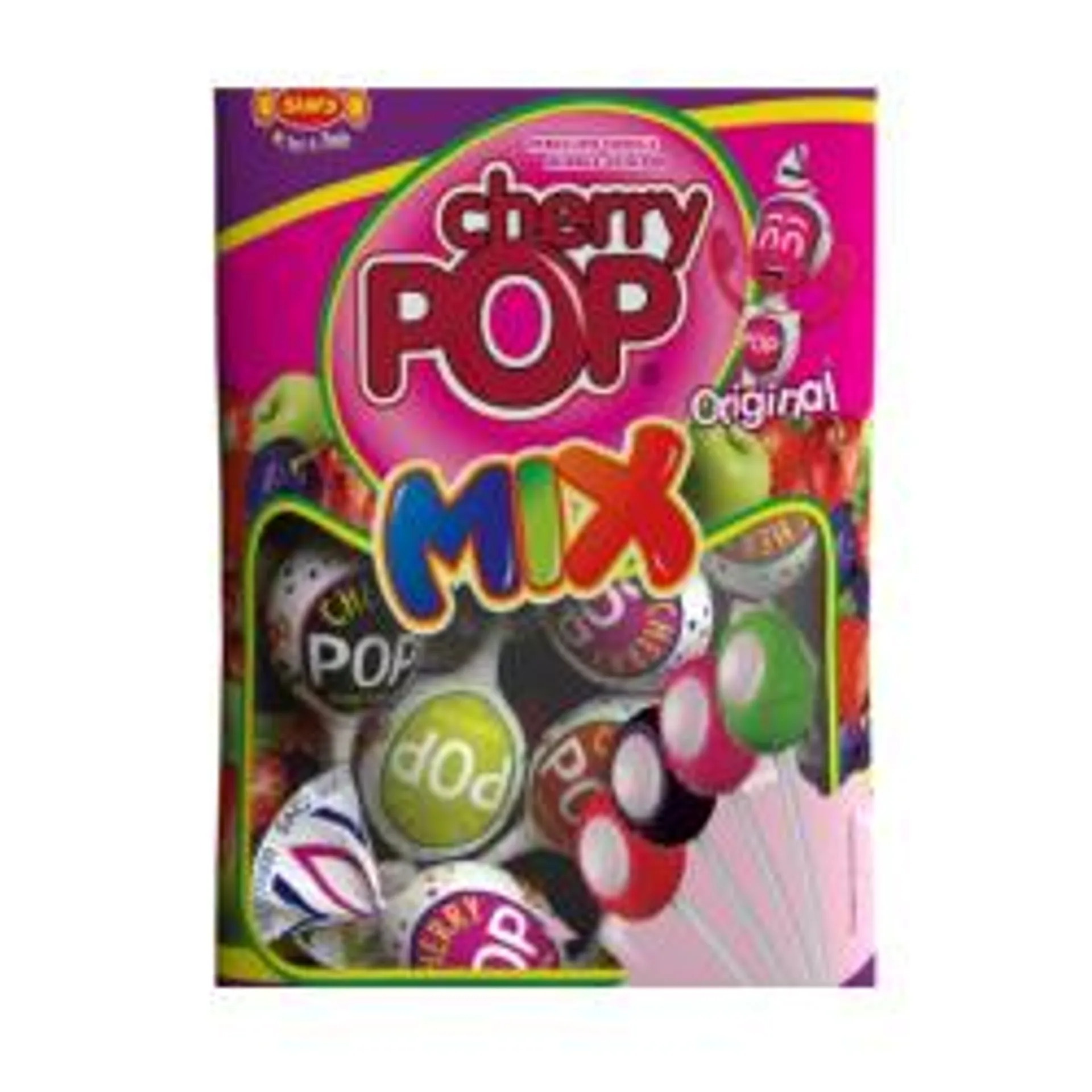 Pirulito Sam&#39;s Cherry Pop Pct 140g