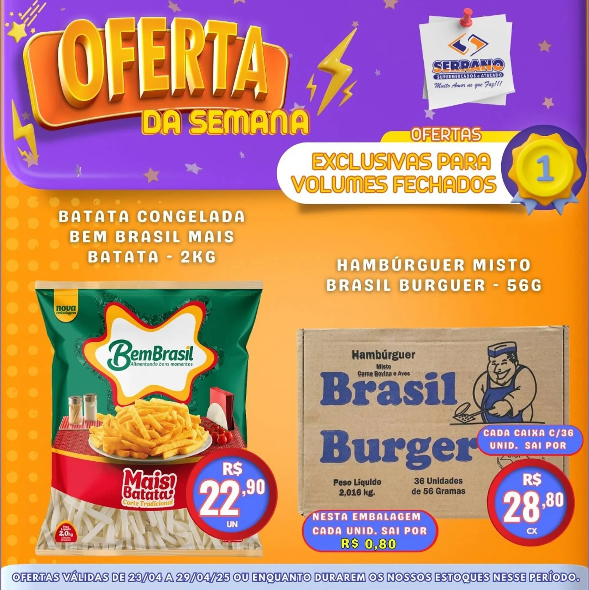 Encarte de Catálogo Serrano Supermercado 23 de abril até 29 de abril 2025 - Pagina 2