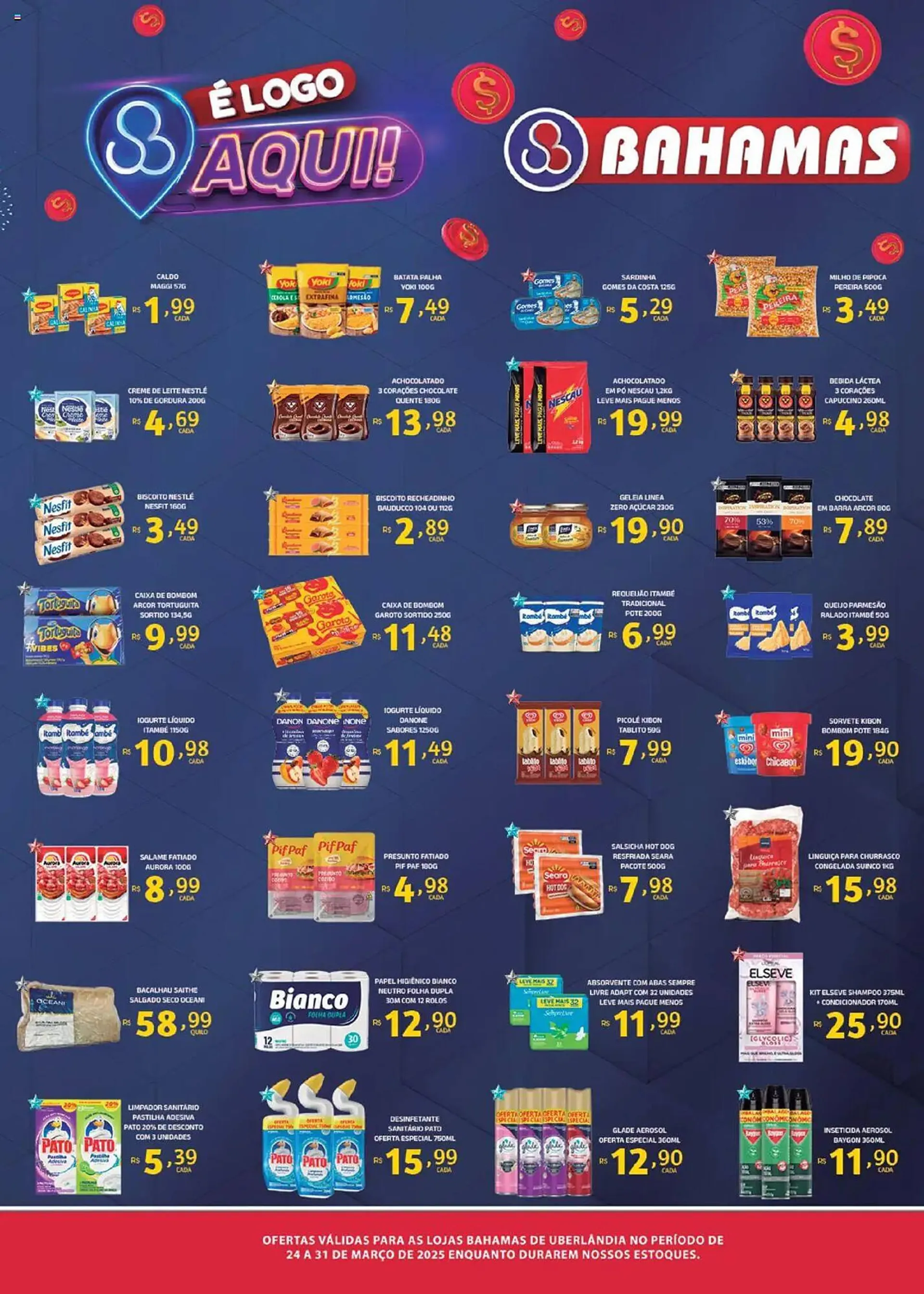 Encarte de Catálogo Bahamas Supermercados 24 de março até 31 de março 2025 - Pagina 3
