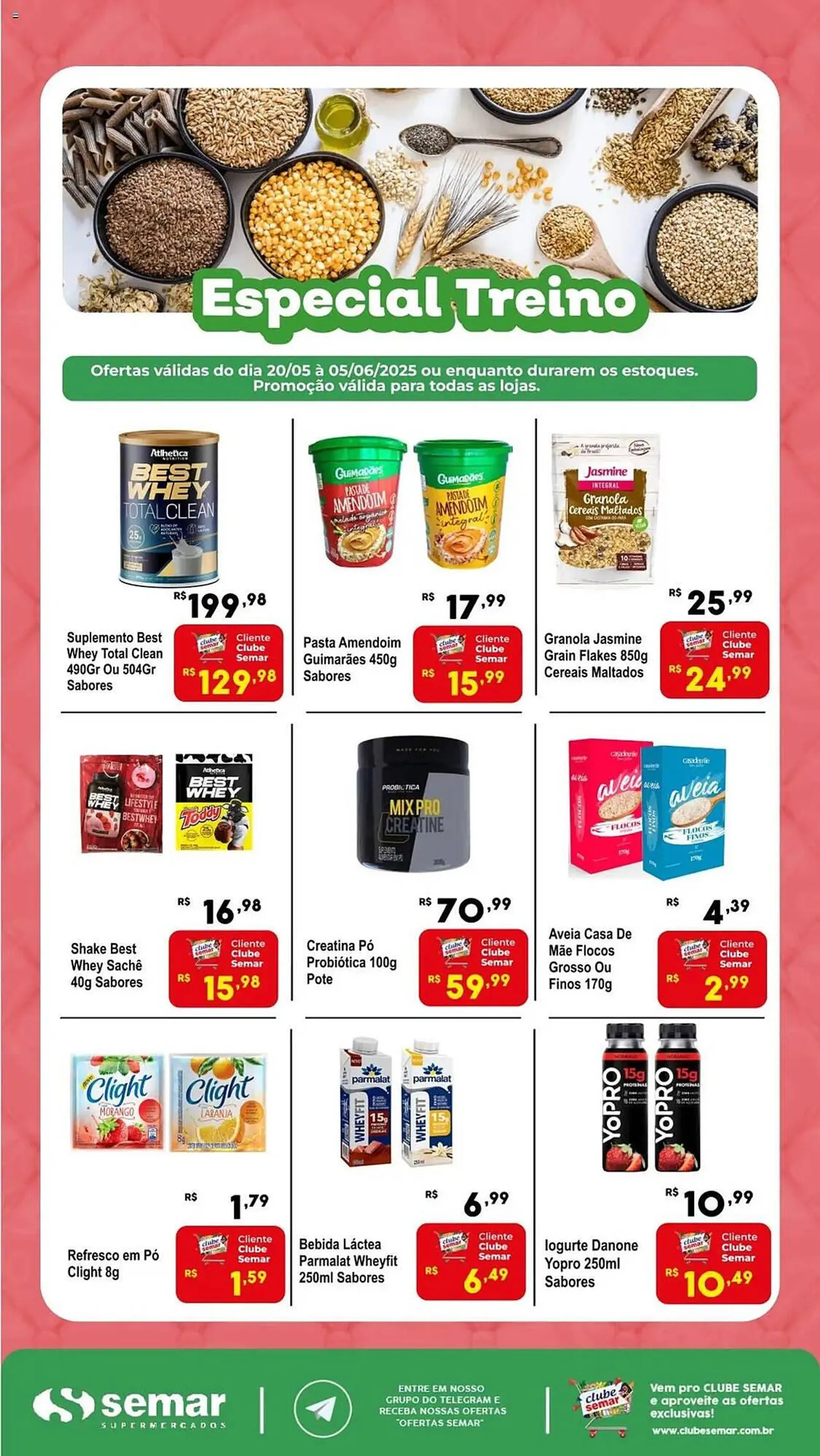 Encarte de Catálogo Semar Supermercado 20 de maio até 6 de junho 2025 - Pagina 1