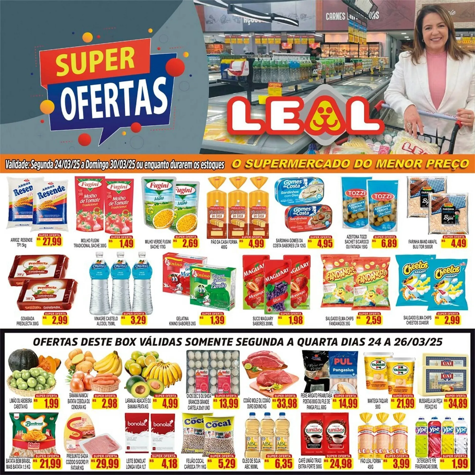 Encarte de Catálogo Supermercado leal 24 de março até 30 de março 2025 - Pagina 2