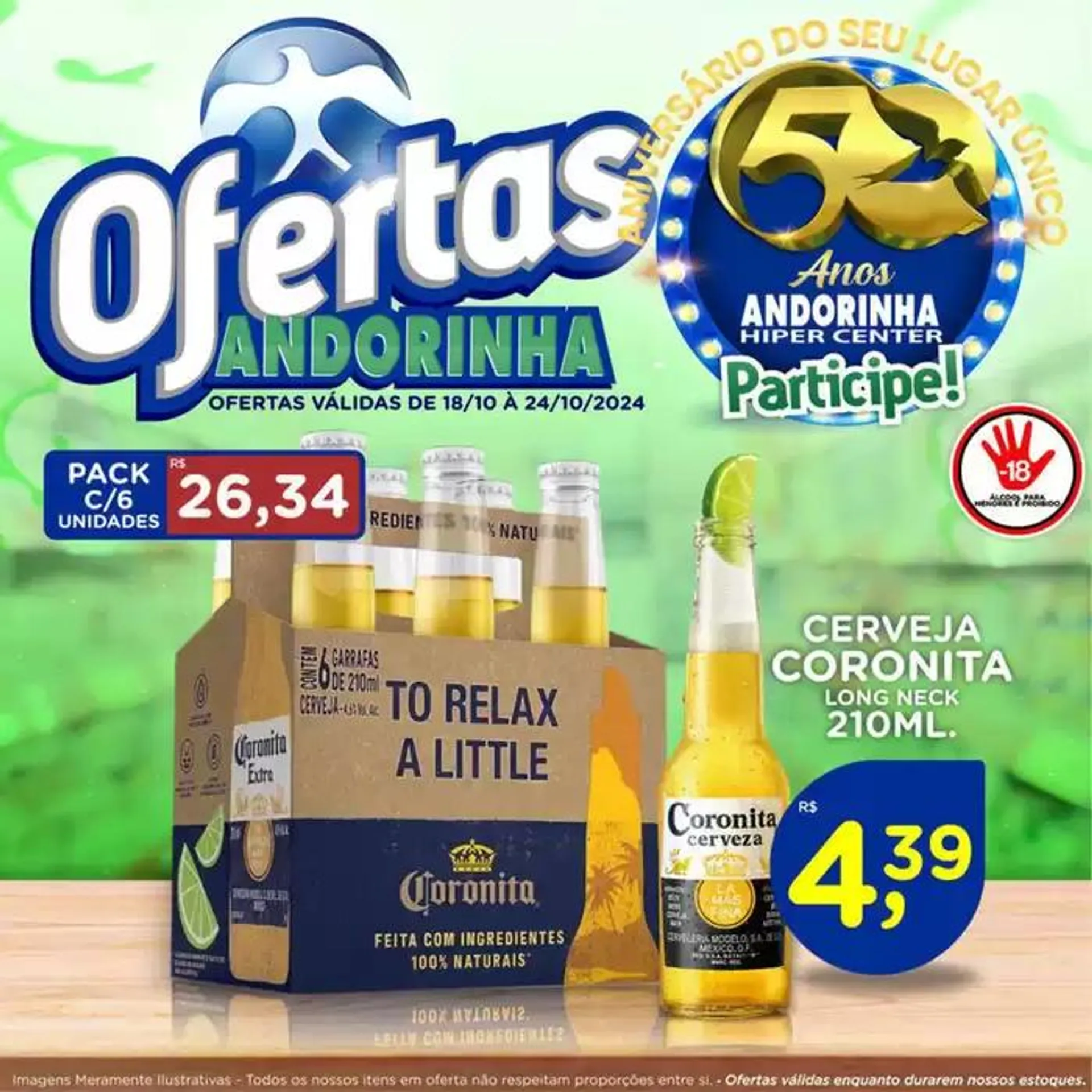 Encarte de Andorinha Hipermercado OFERTAS 18 de outubro até 24 de outubro 2024 - Pagina 16