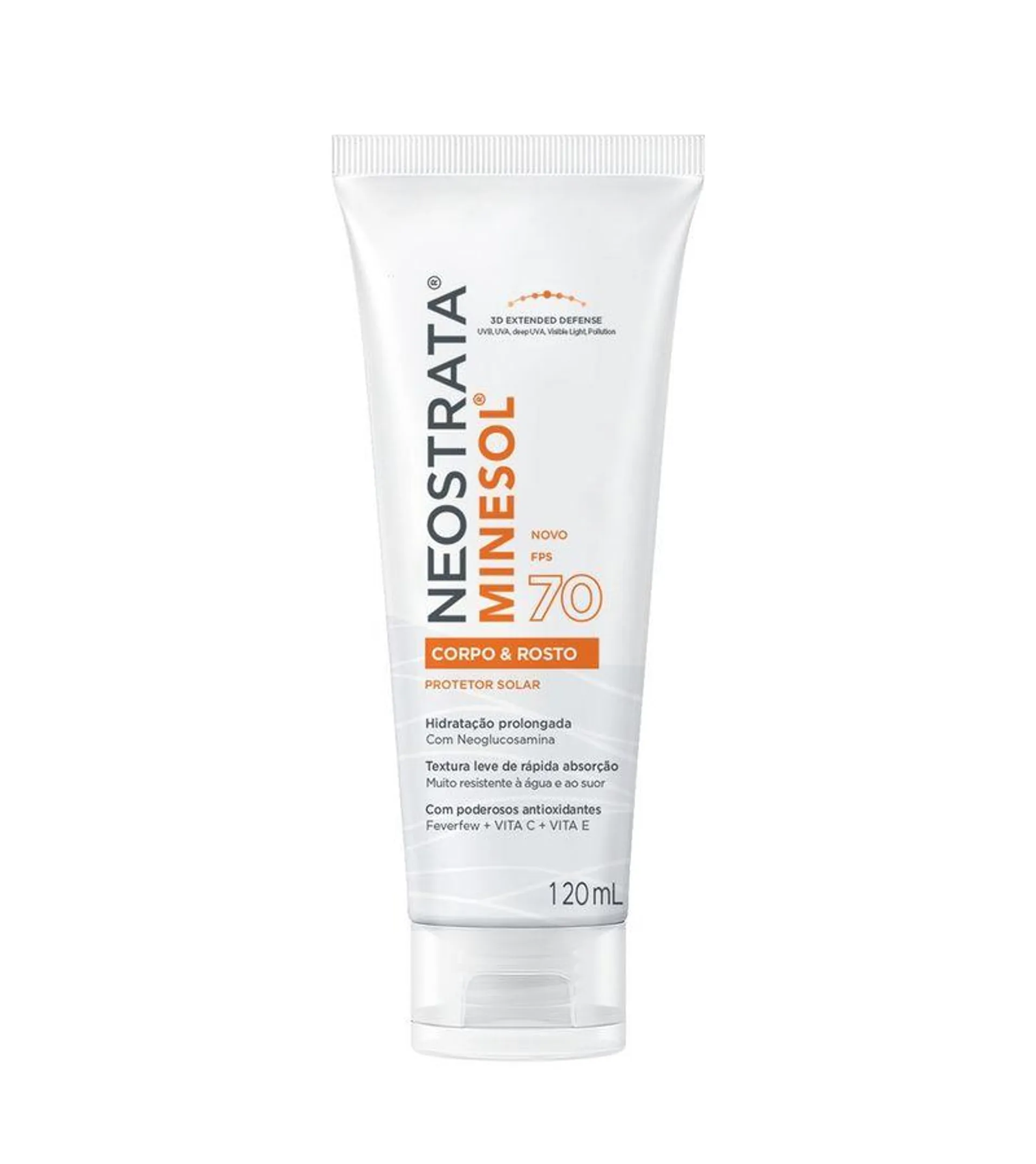 Neostrata Minesol 120ml Fps70 Corpo/rosto