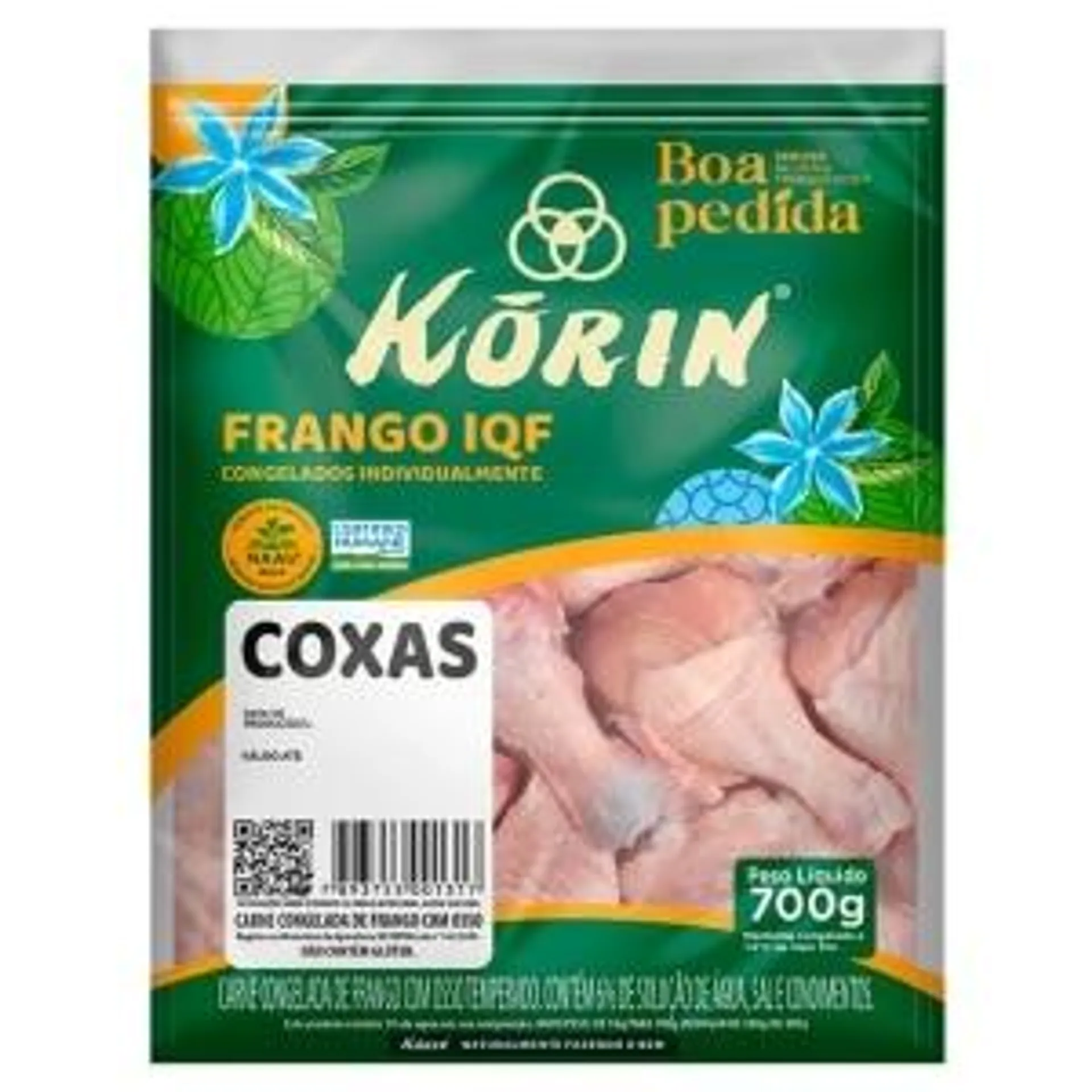 Coxa de Frango Korin IQF 700g