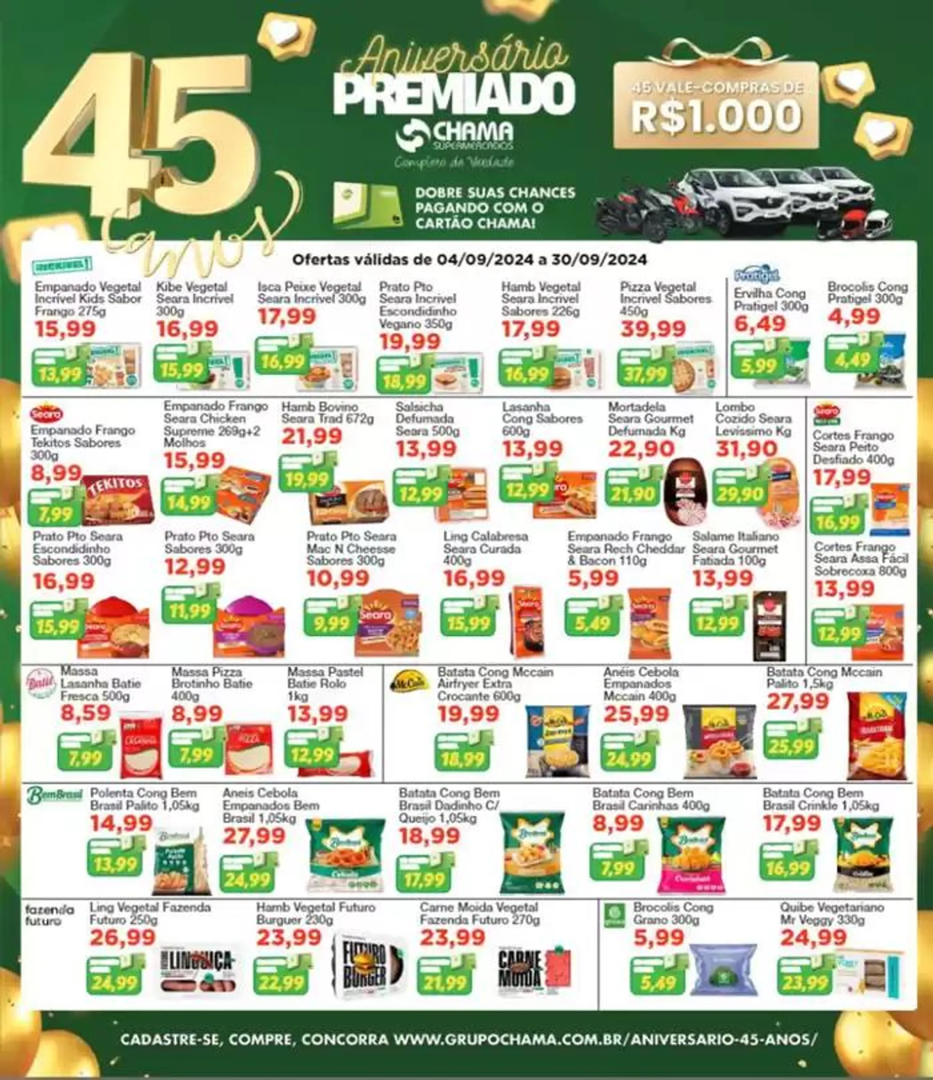 Encarte de Revista de Ofertas de Aniversário 45 Anos 17 de setembro até 30 de setembro 2024 - Pagina 3