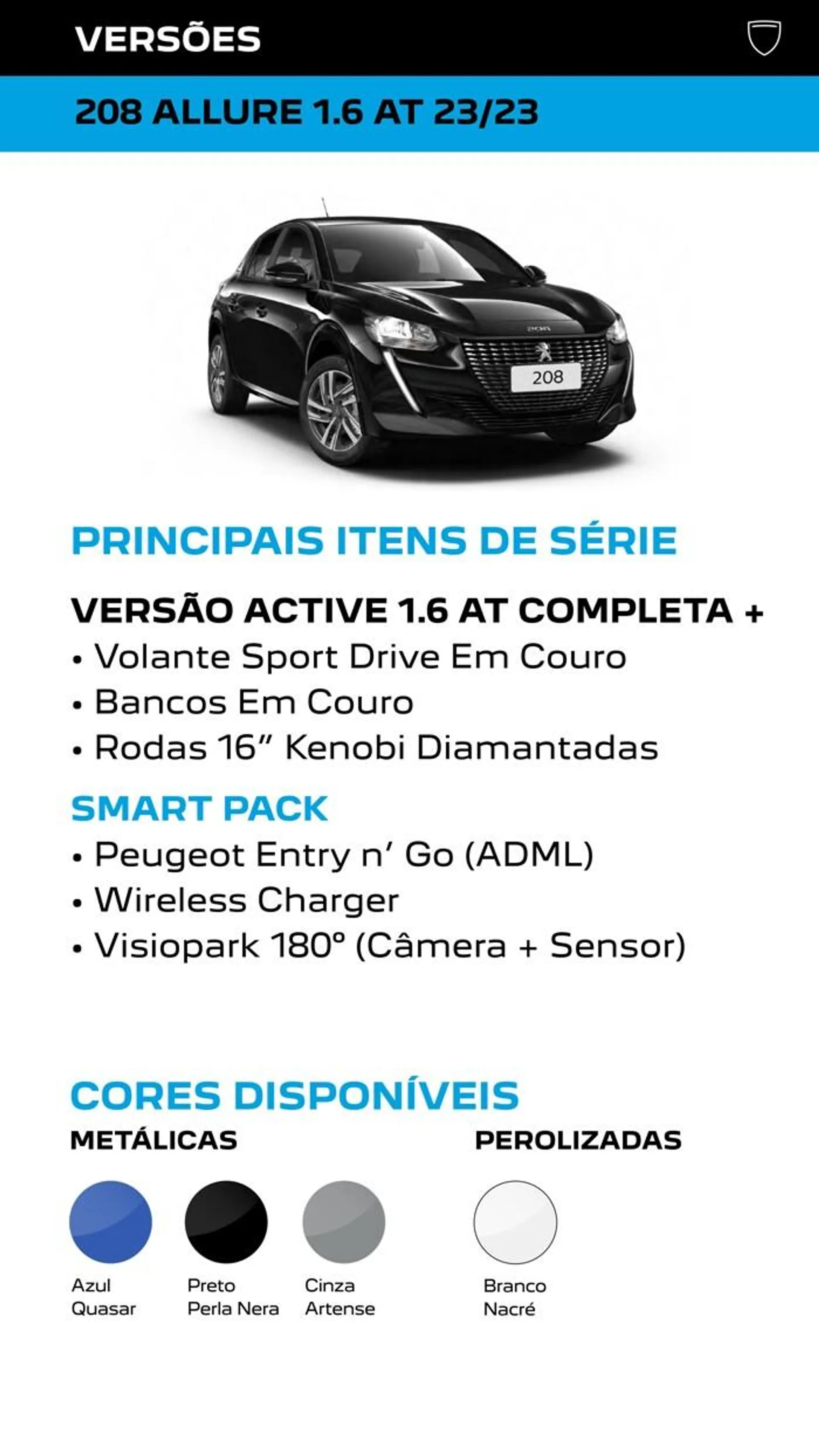 Encarte de NOVO PEUGEOT 208 12 de junho até 12 de junho 2024 - Pagina 19