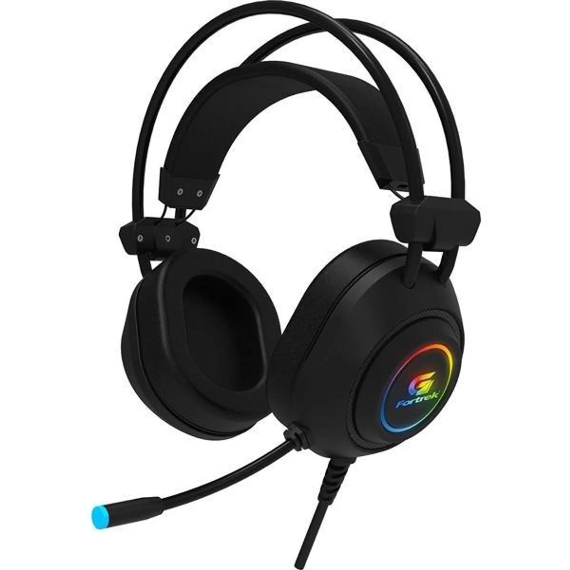 Headset Gamer RGB Crusader preto 70555 Fortrek CX 1 UN