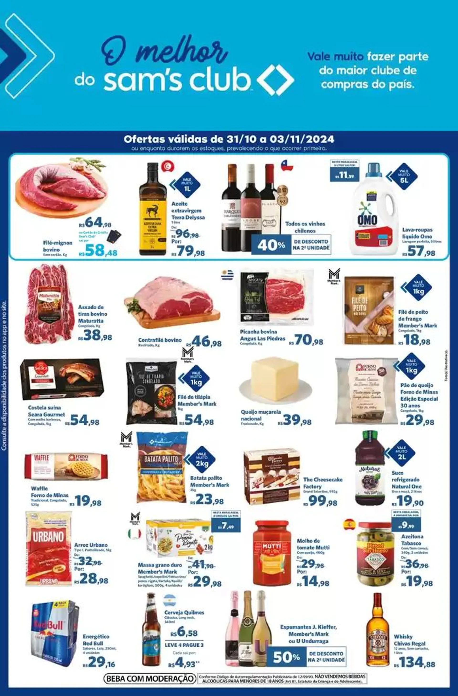 Encarte de Pechinchas e ofertas atuais 31 de outubro até 3 de novembro 2024 - Pagina 1