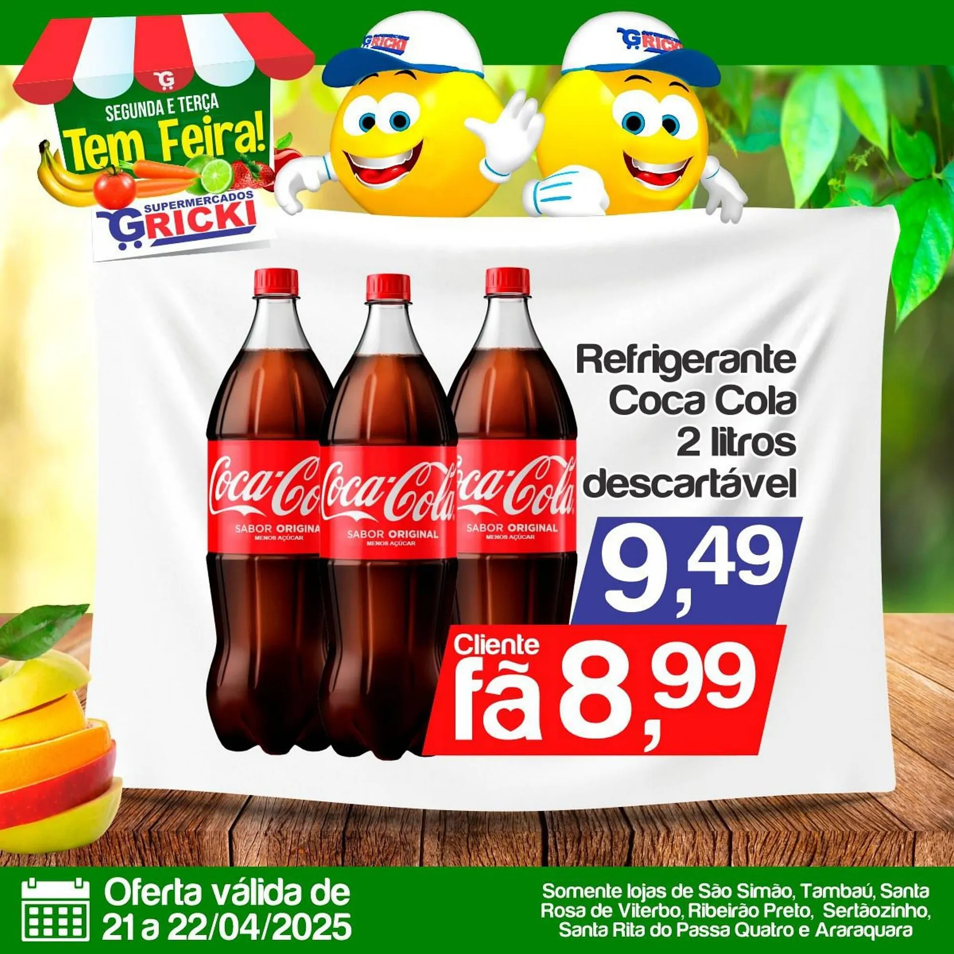Encarte de Catálogo Supermercados Gricki 21 de abril até 22 de abril 2025 - Pagina 9