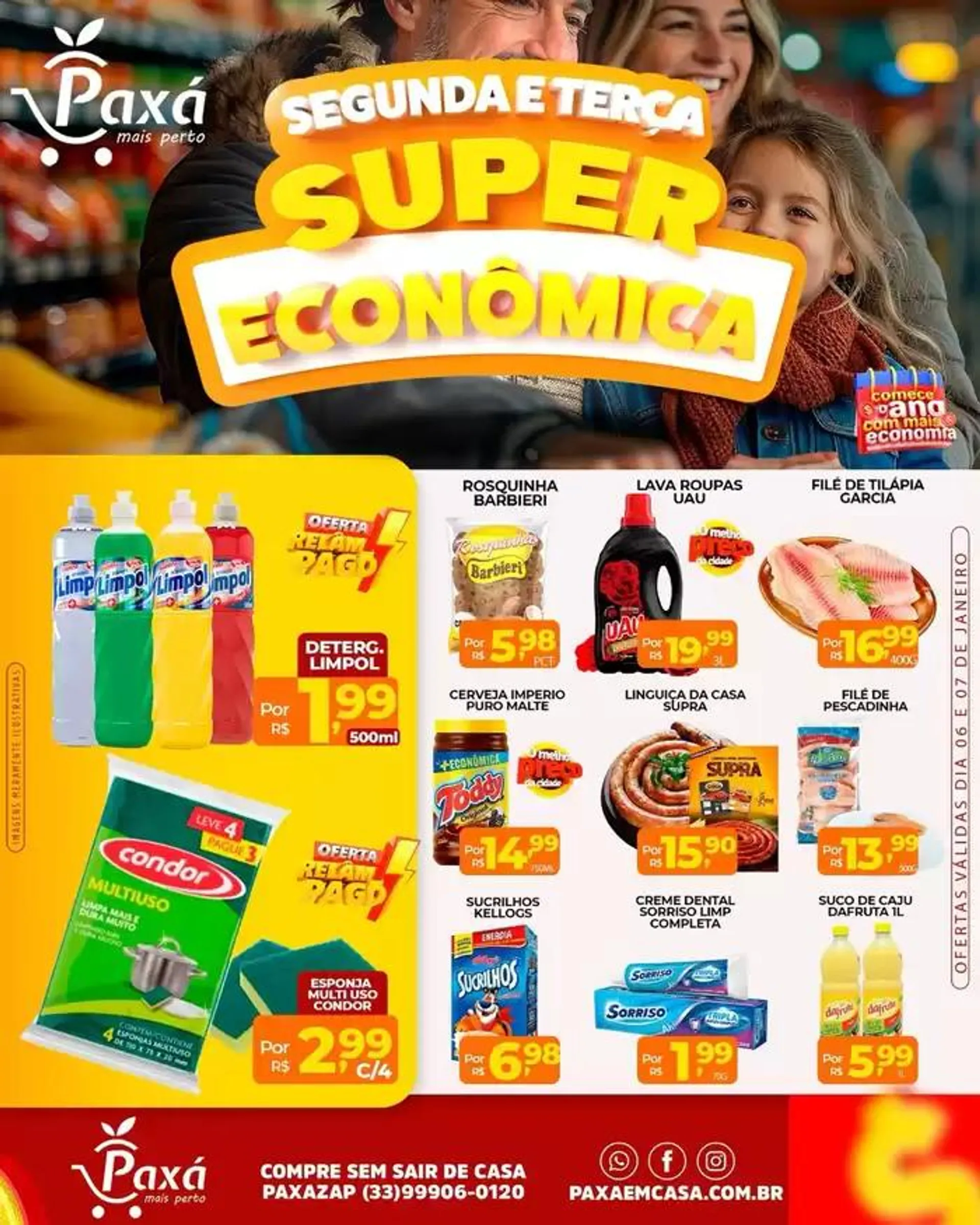 Encarte de Encarte Paxá Supermercados 6 de janeiro até 7 de janeiro 2025 - Pagina 2