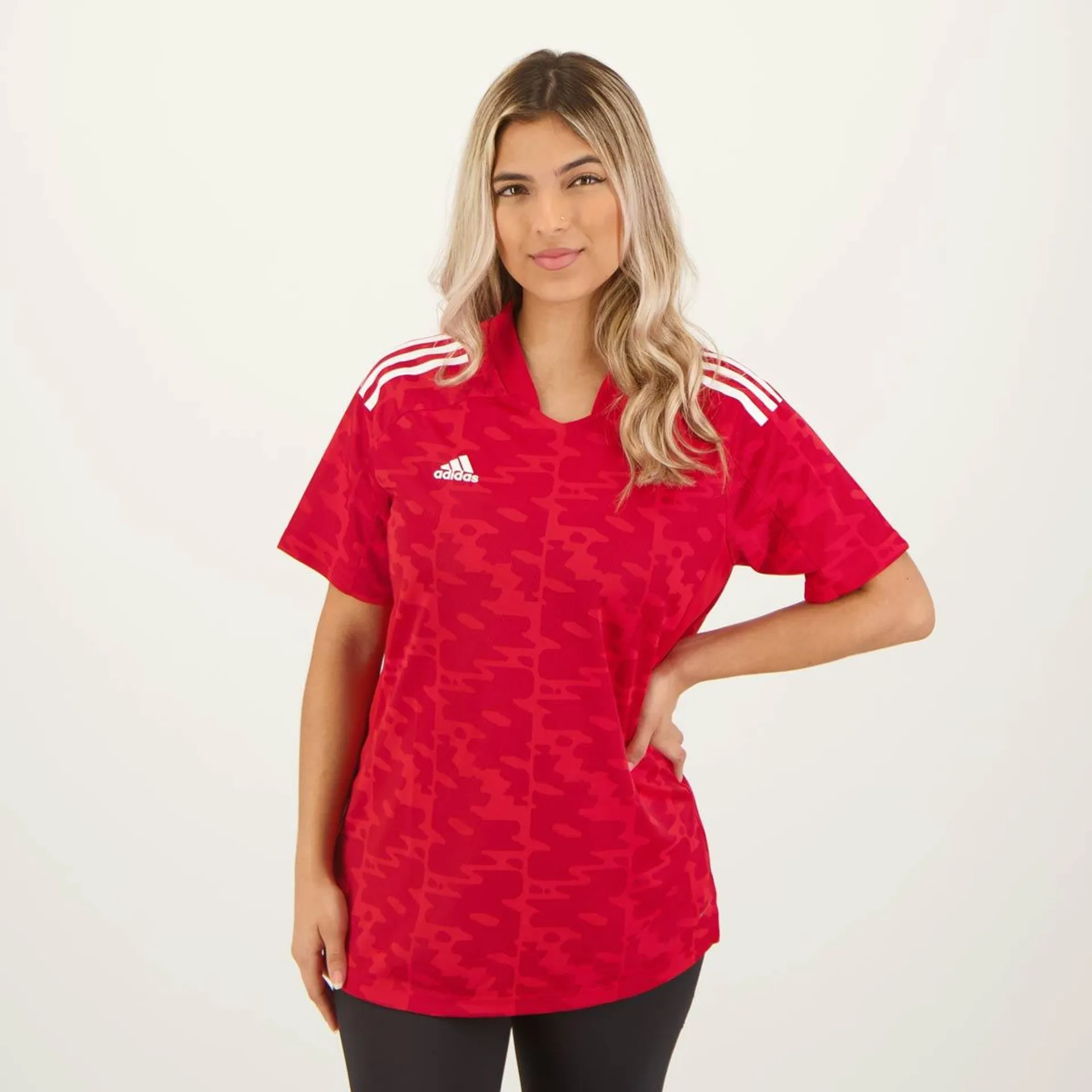 Camisa Adidas Condivo 21 Primeblue Feminina Vermelha