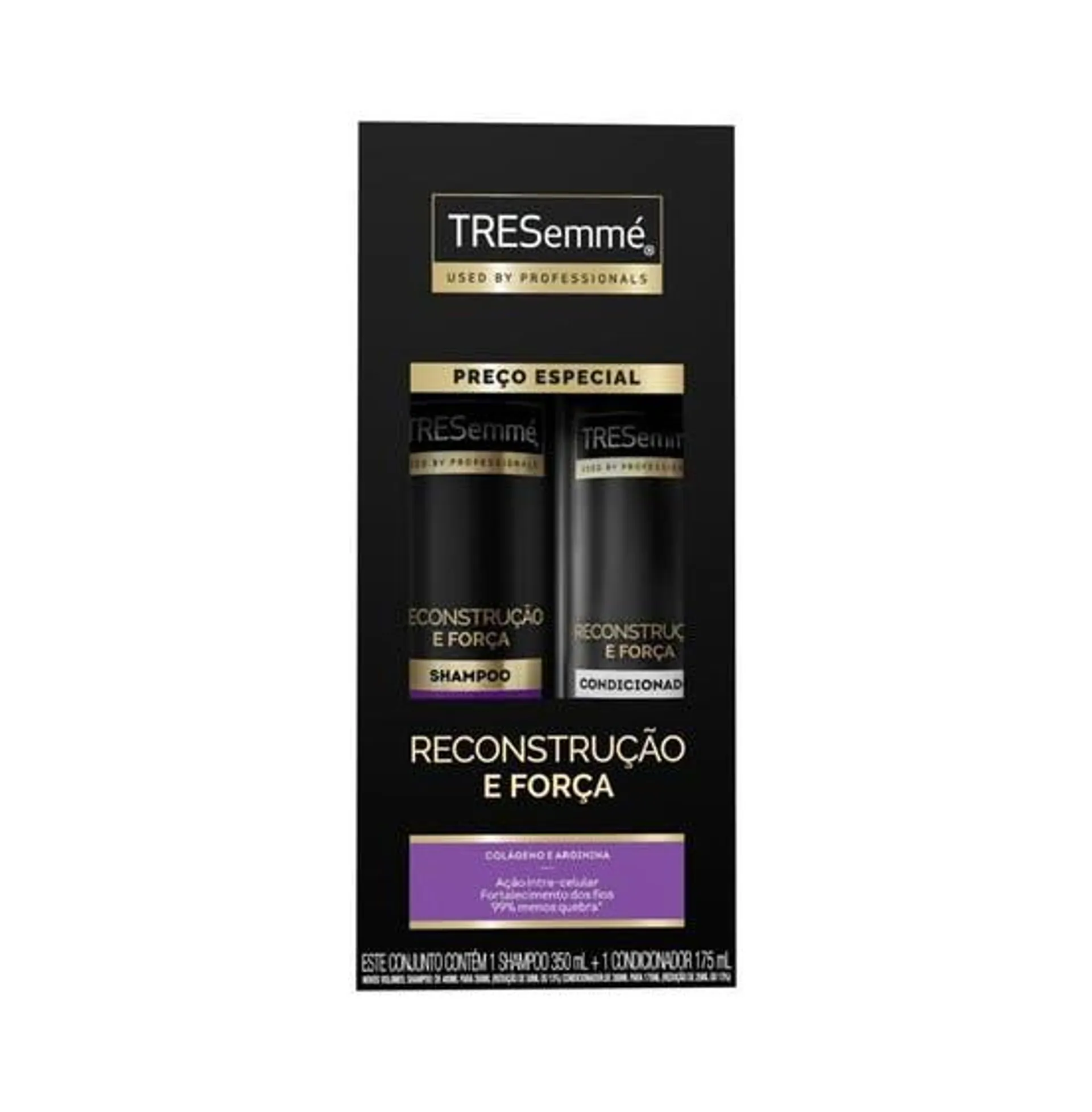 Kit Shampoo Condicionador Tresemmé Reconstrução E Força