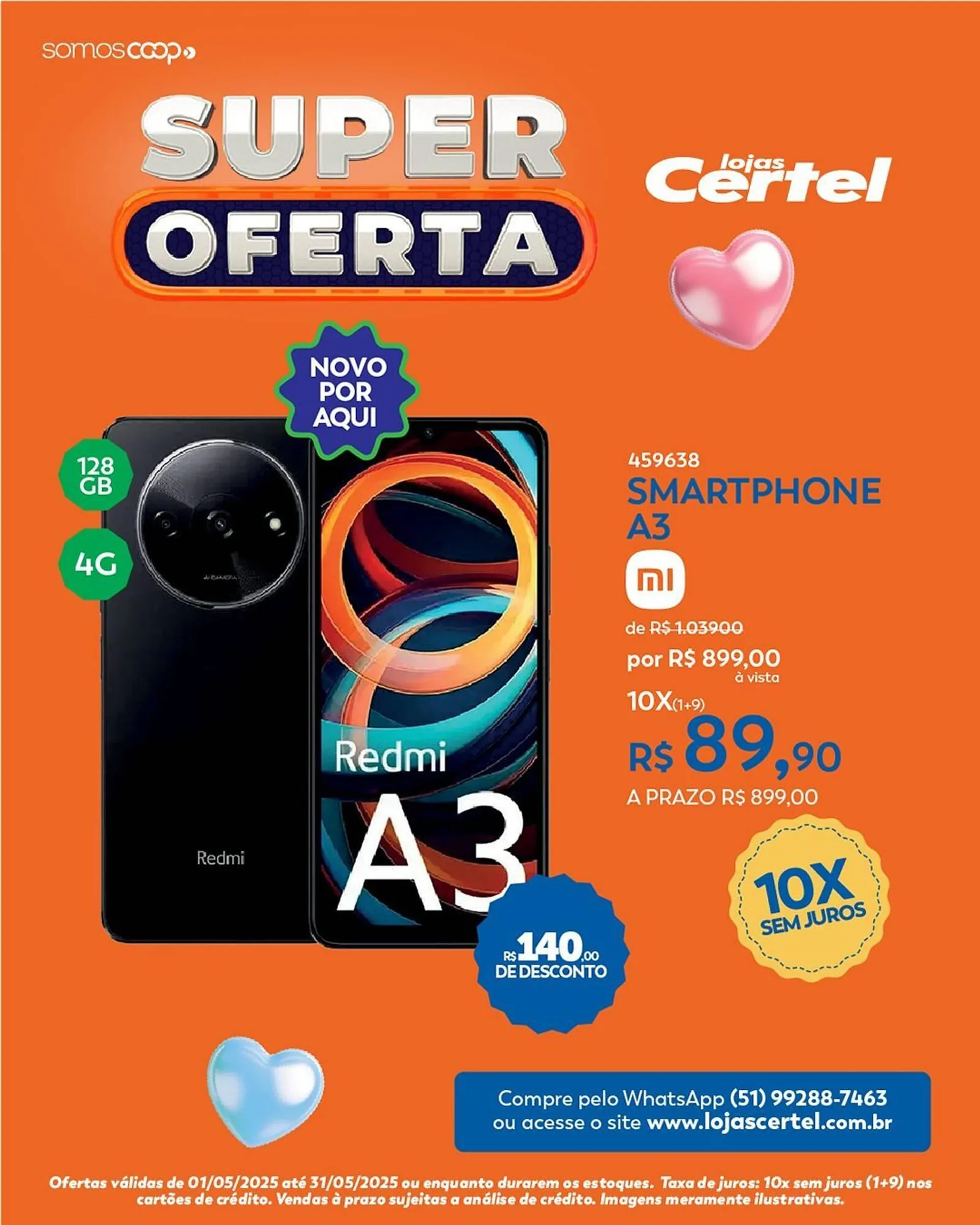 Encarte de Catálogo Lojas Certel 19 de maio até 31 de maio 2025 - Pagina 3