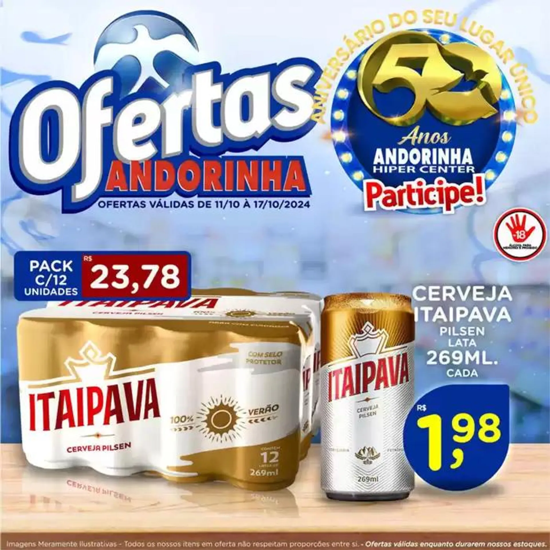 Encarte de Andorinha Hipermercado OFERTAS 11 de outubro até 17 de outubro 2024 - Pagina 18