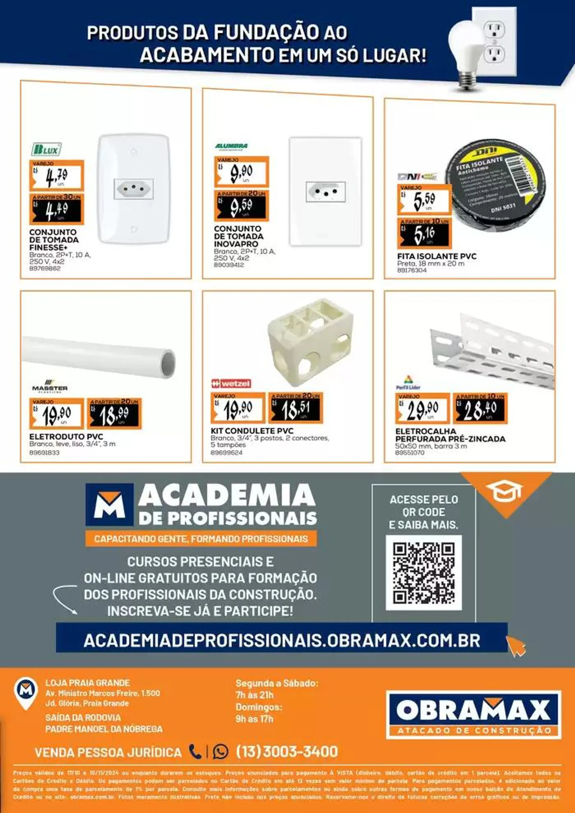 Encarte de Ofertas Obramax 17 de outubro até 10 de novembro 2024 - Pagina 9