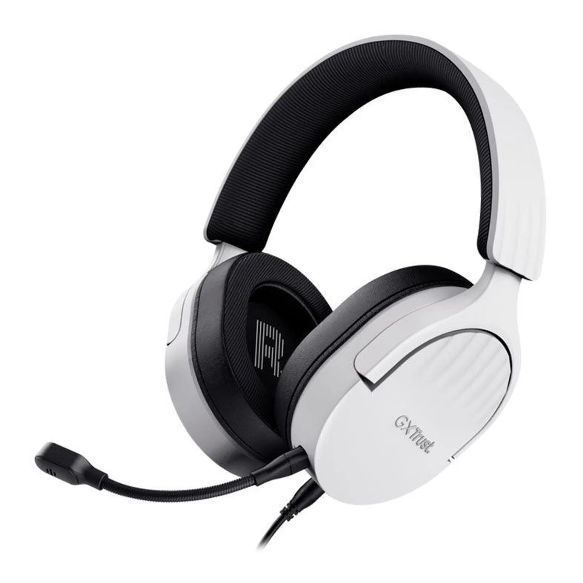 Headset Gamer Trust Fayzo, Som Surround 3.5, Drivers 50mm, Branco/Preto, T25210