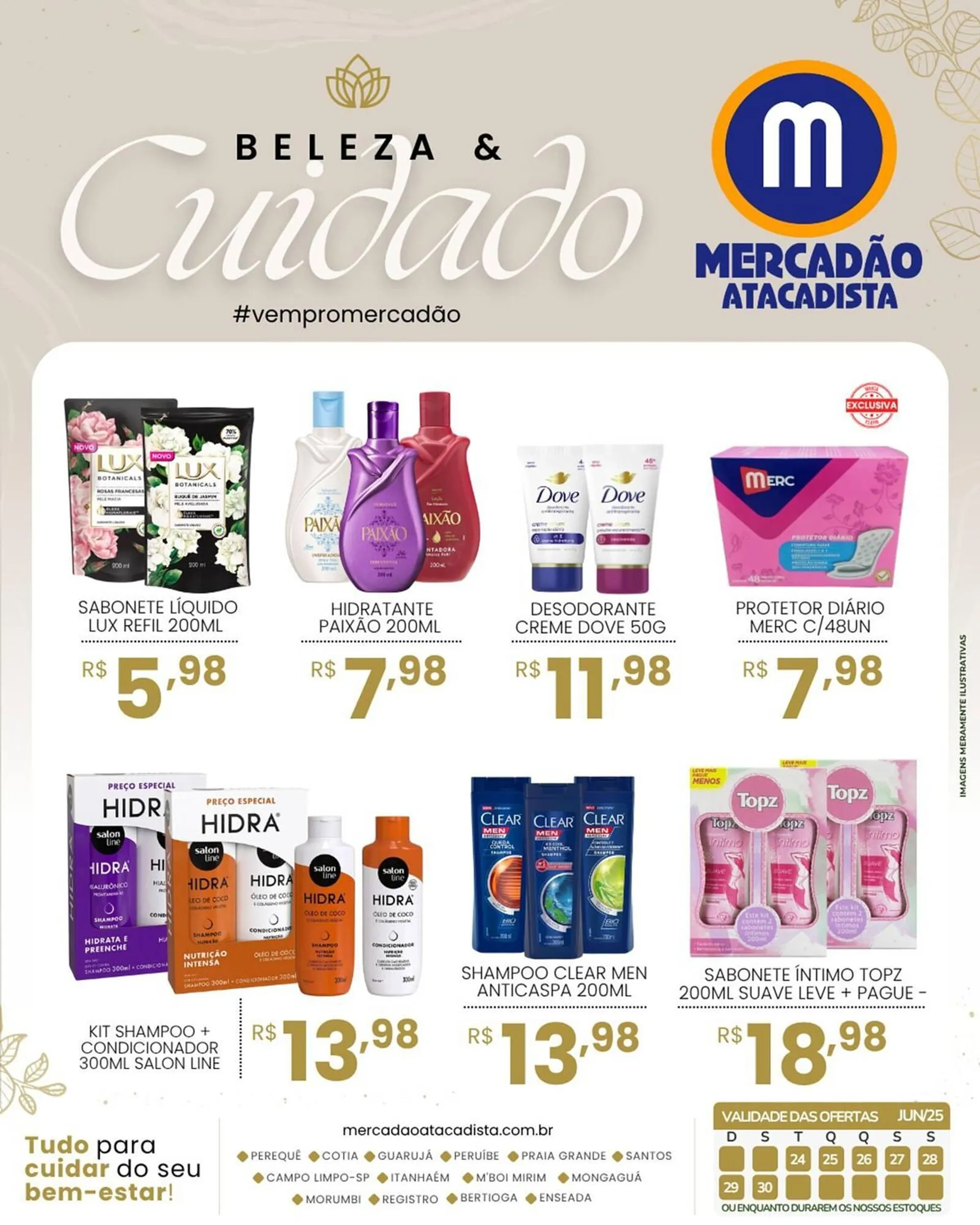 Encarte de Catálogo Mercadão Atacadista 25 de junho até 30 de junho 2025 - Pagina 1
