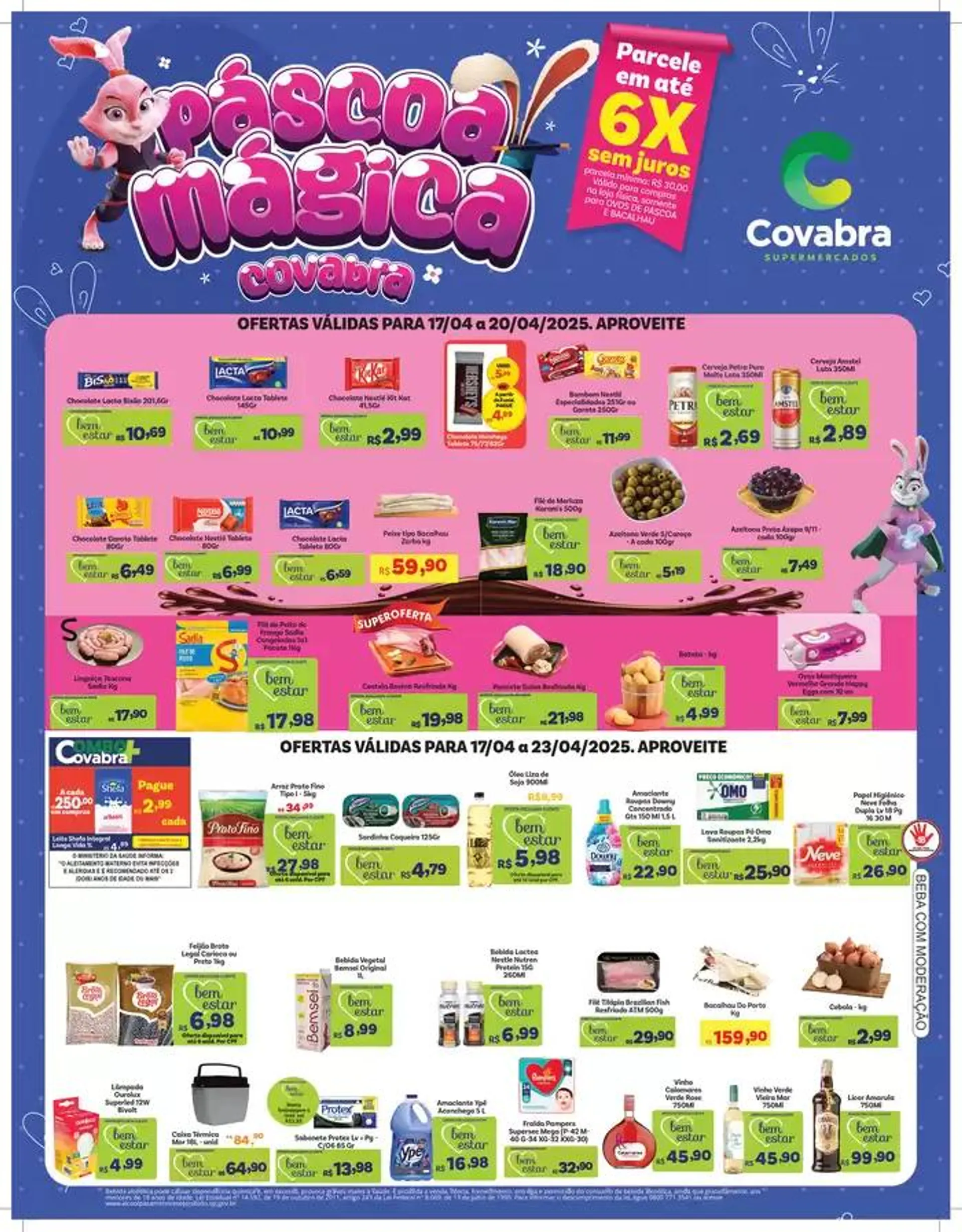 Encarte de Grandes descontos em produtos selecionados 17 de abril até 20 de abril 2025 - Pagina 1