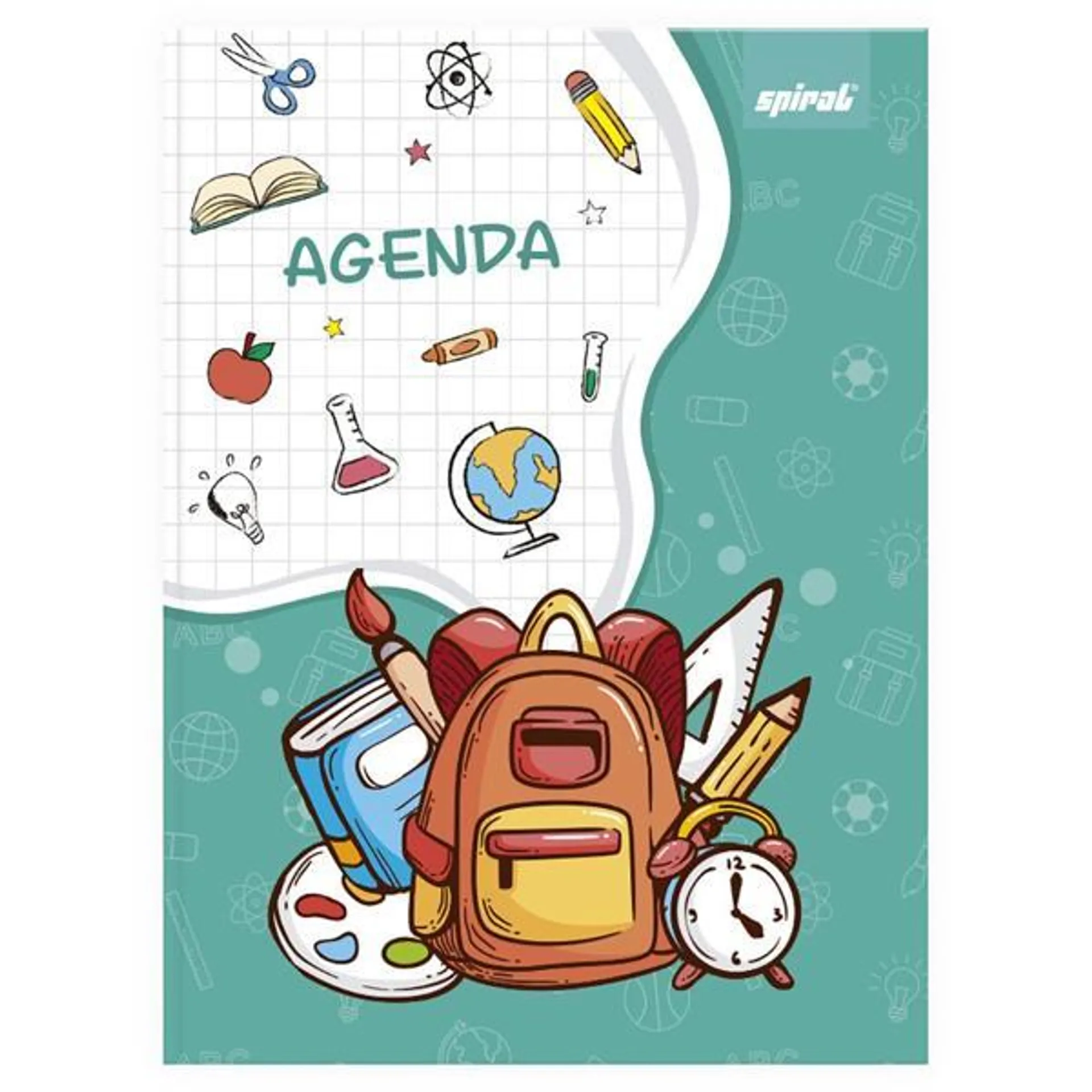 Agenda permanente Spiral, 135x175mm, 114 folhas 2488277, Spiral PT - PT 1 UN