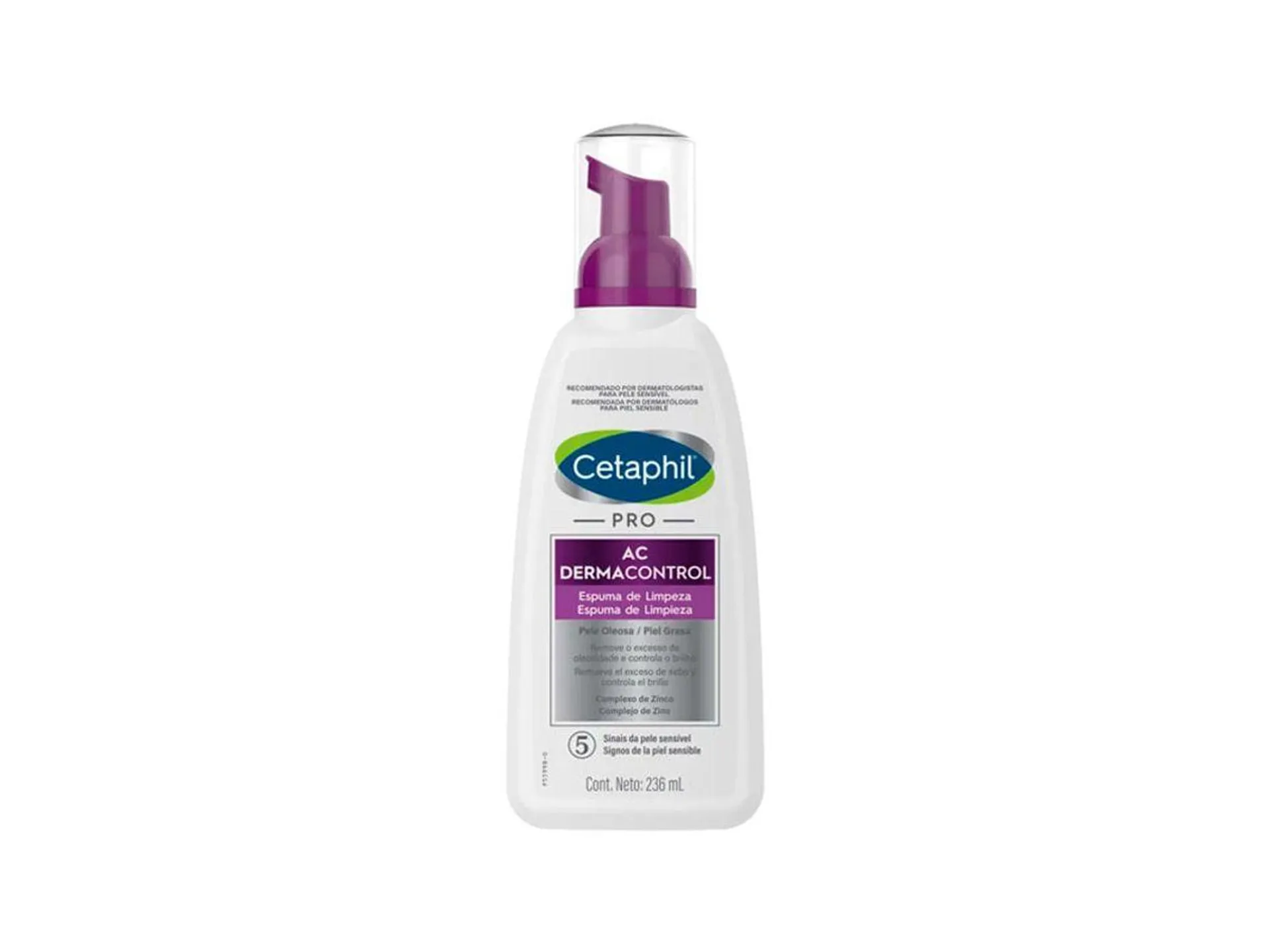 Espuma de Limpeza Cetaphil Dermacontrol 236ml