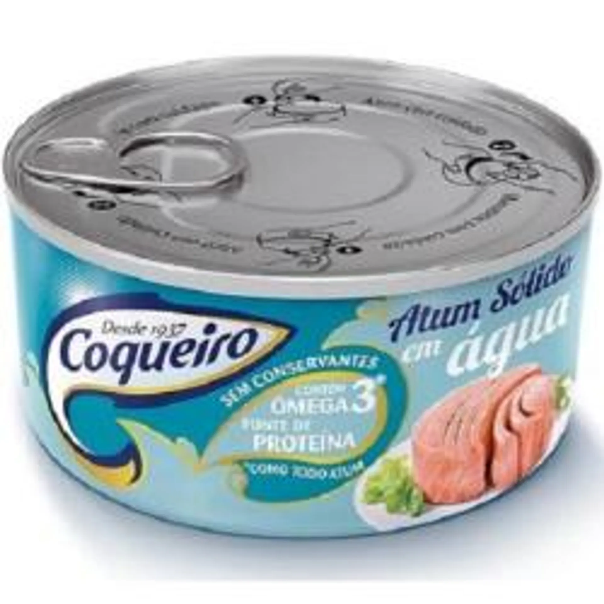 Atum Sólido Ao Natural Coqueiro Lata 130g