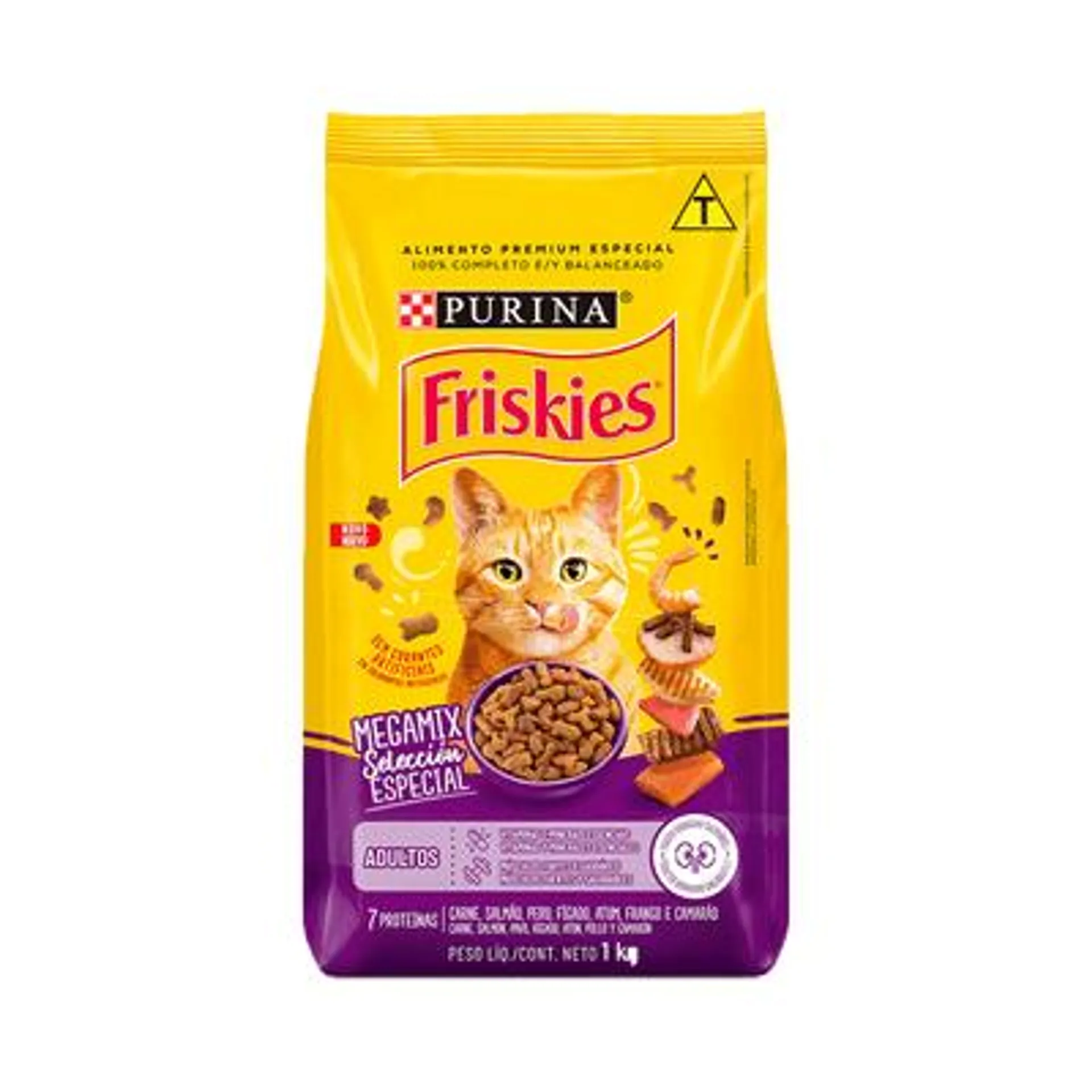 Ração Friskies Gatos Adultos Megamix 1 kg