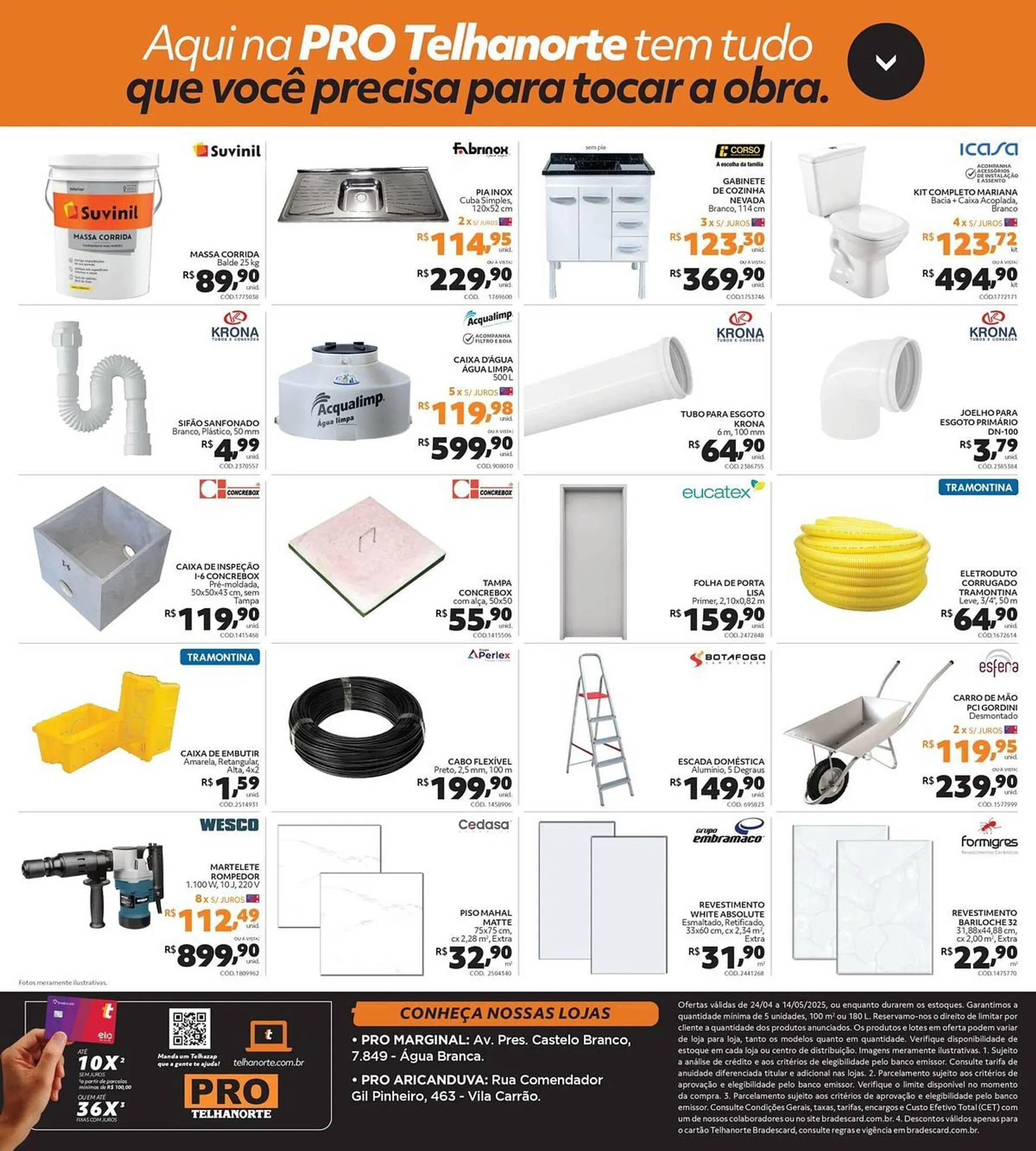 Encarte de Catálogo Telhanorte 24 de abril até 15 de maio 2025 - Pagina 2