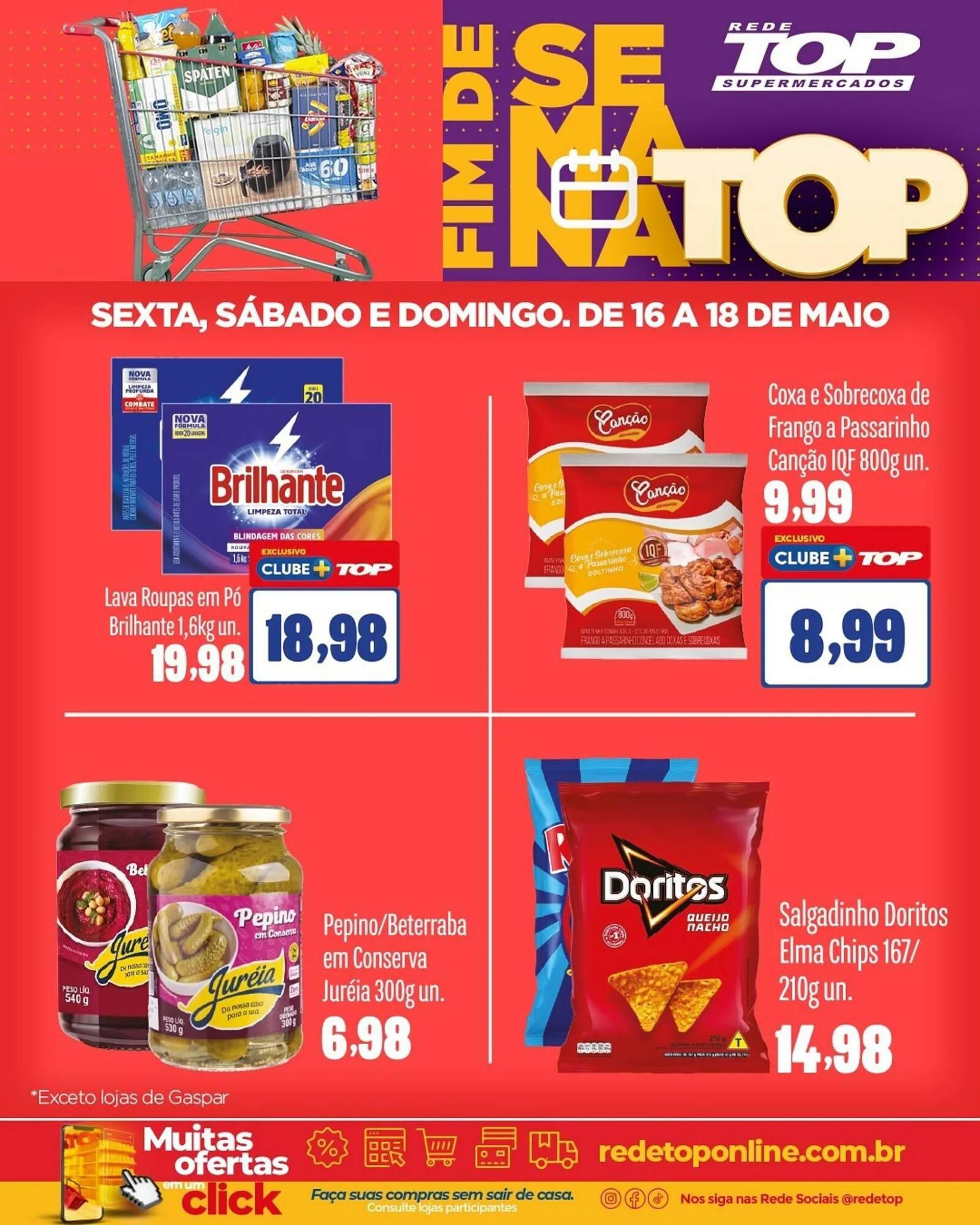 Encarte de Catálogo Rede Top 16 de maio até 18 de maio 2025 - Pagina 2