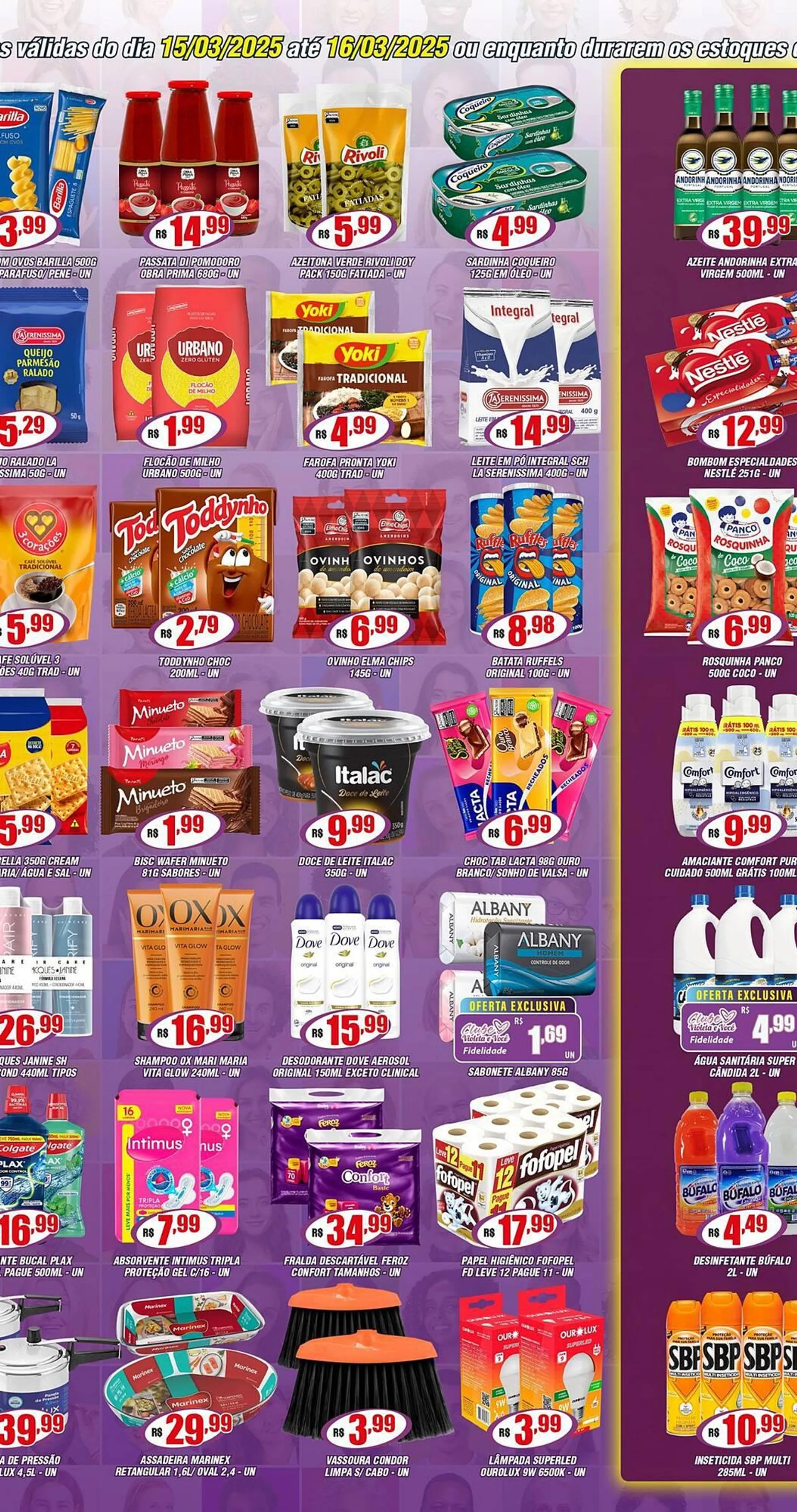 Encarte de Catálogo Violeta Supermercados 14 de março até 16 de março 2025 - Pagina 3