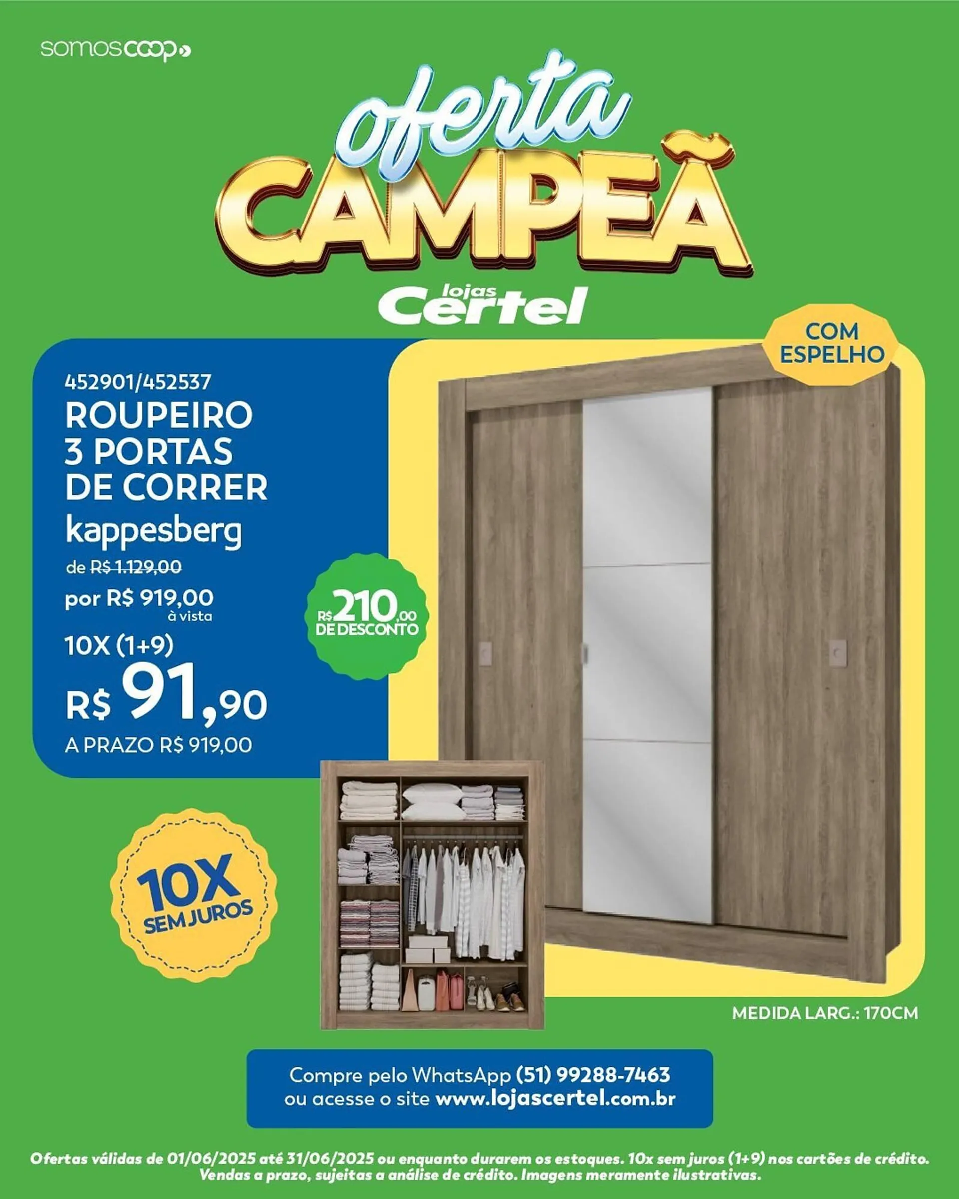 Encarte de Catálogo Lojas Certel 6 de junho até 30 de junho 2025 - Pagina 5