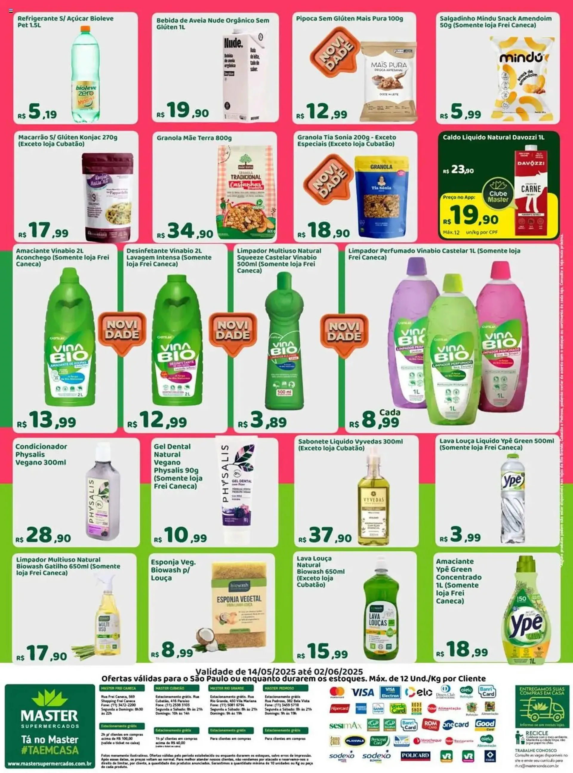 Encarte de Catálogo Master Supermercados 14 de maio até 3 de junho 2025 - Pagina 4