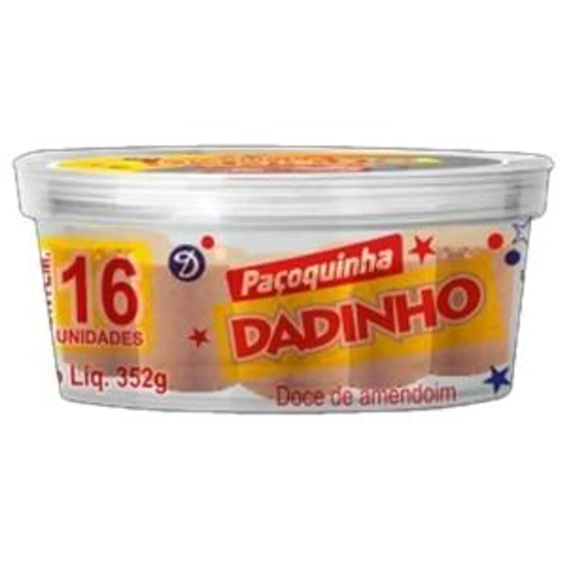 Paçoquinha Dadinho Rolha 352g