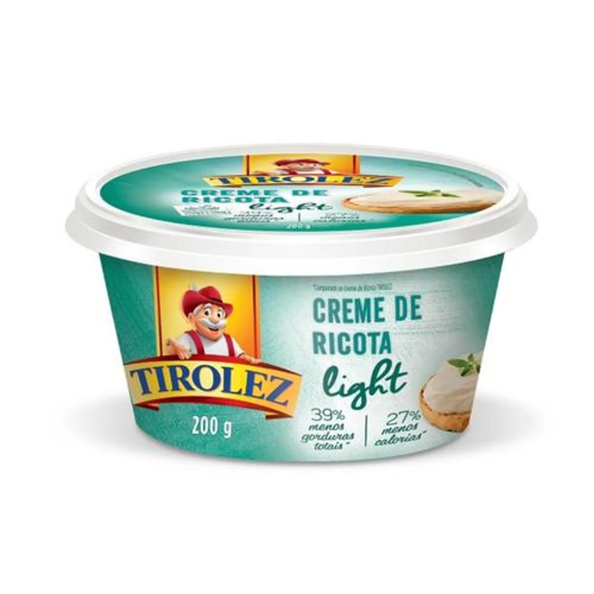 Creme de Ricota Tirolez Light 200g