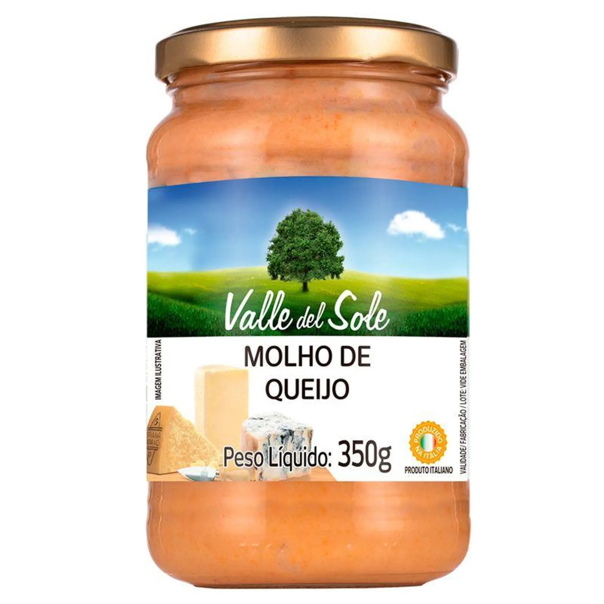 Molho Quatro Queijos Valle Del Sole 350g