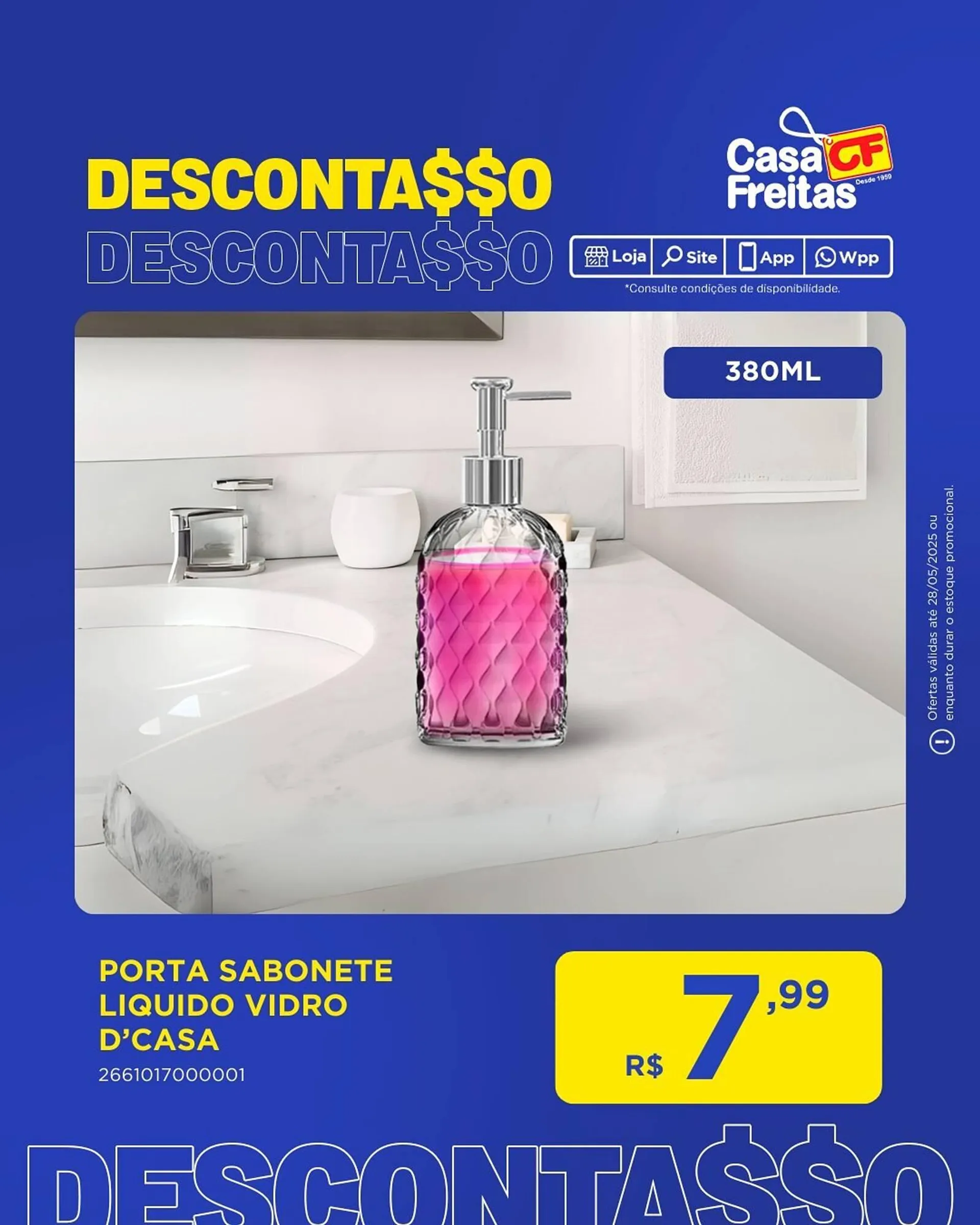 Encarte de Catálogo Casa Freitas 25 de maio até 28 de maio 2025 - Pagina 1