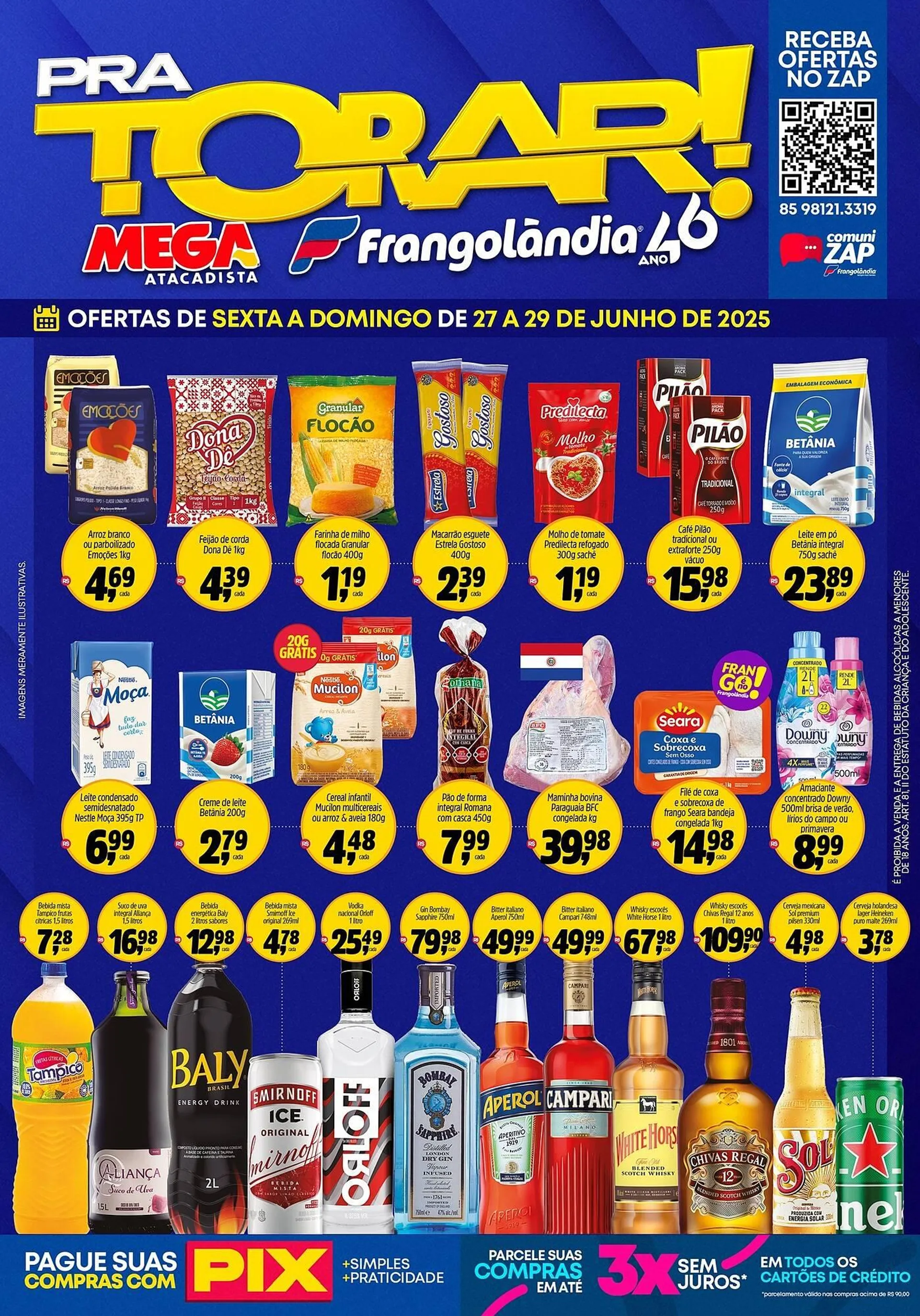 Encarte de Ofertas Frangolândia 27 de junho até 29 de junho 2025 - Pagina 1