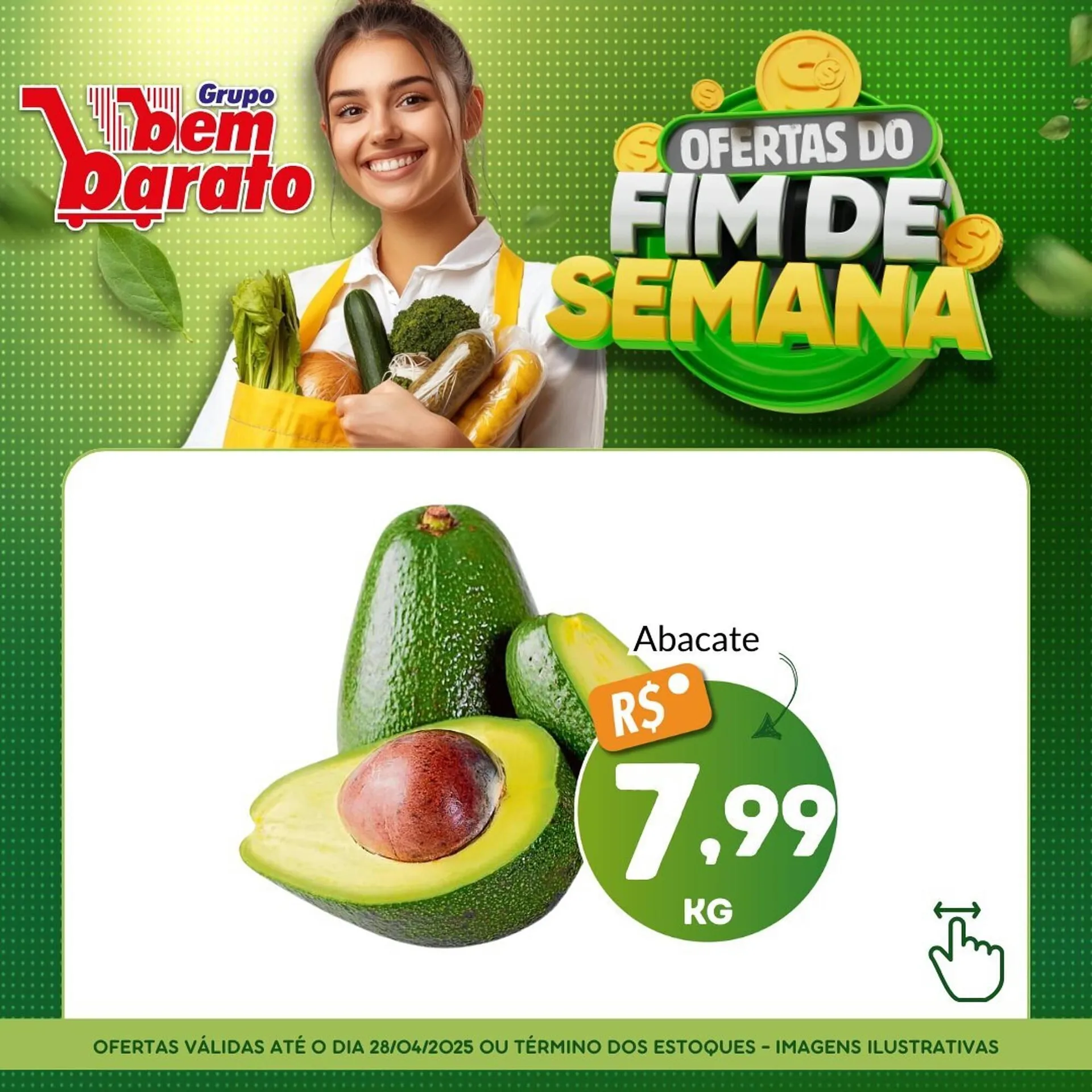 Encarte de Catálogo Supermercado Bem Barato 26 de abril até 28 de abril 2025 - Pagina 4