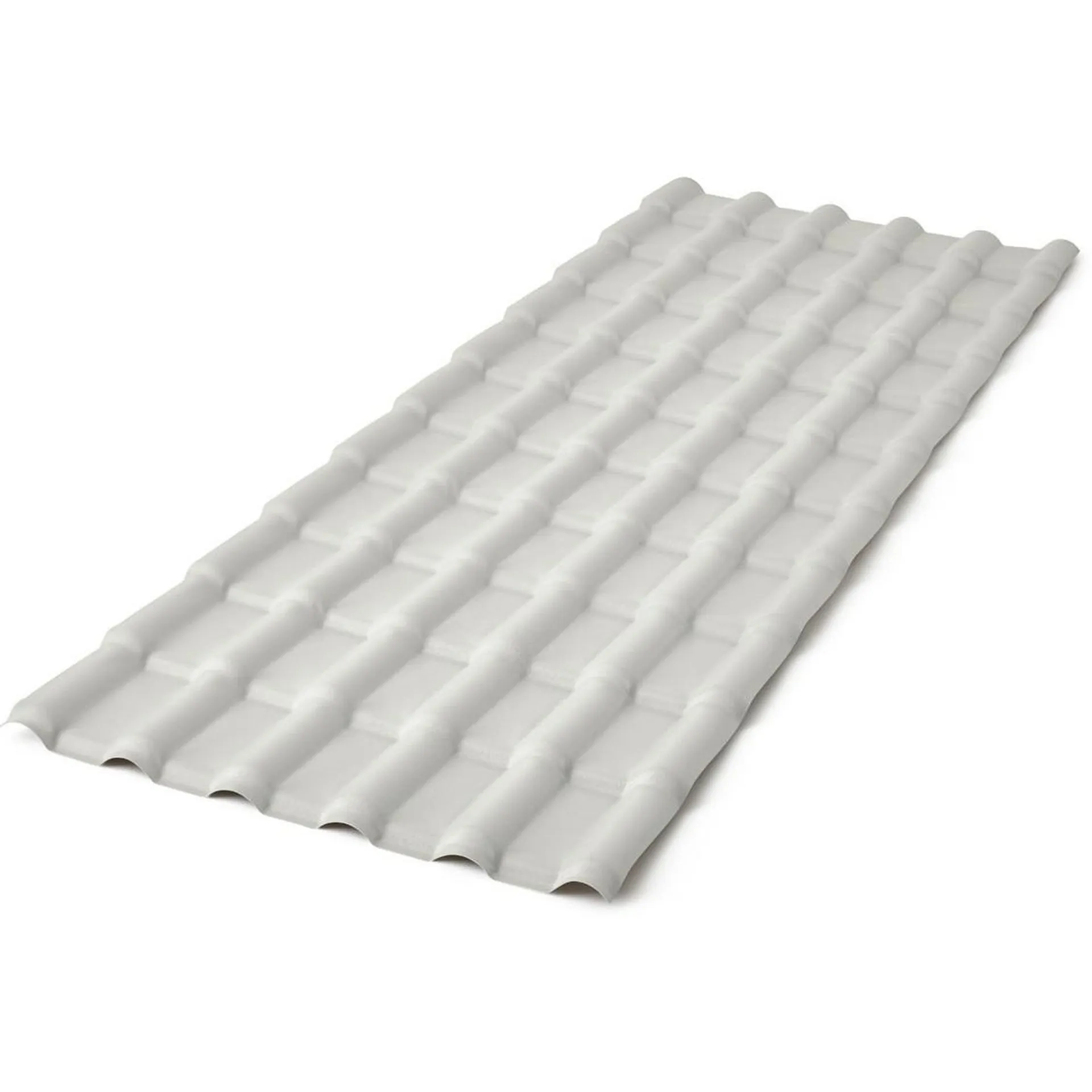 Telha de PVC Plan Concreto Ondulada 198x88 cm 1,6 mm - Precon
