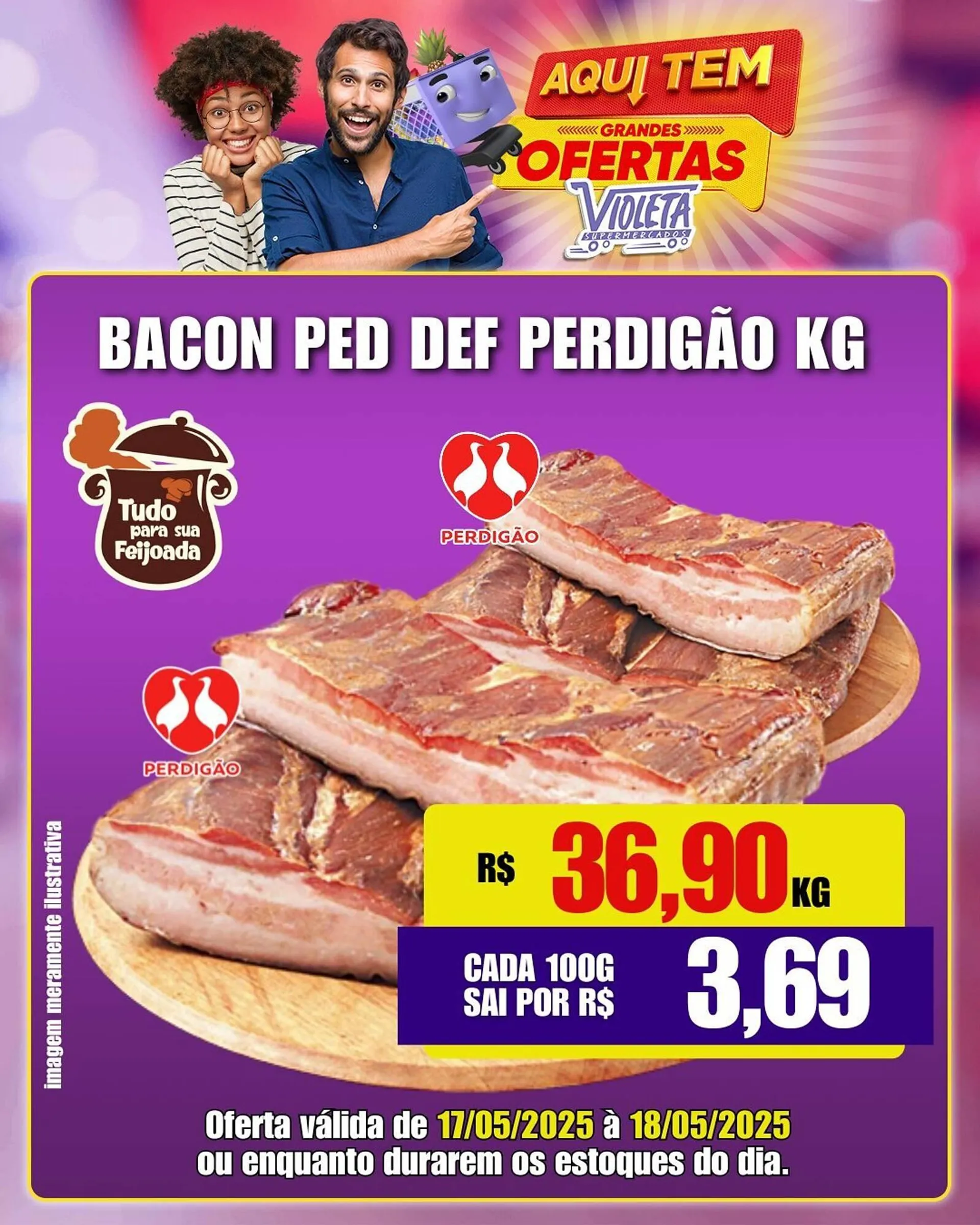 Encarte de Catálogo Violeta Supermercados 17 de maio até 18 de maio 2025 - Pagina 5