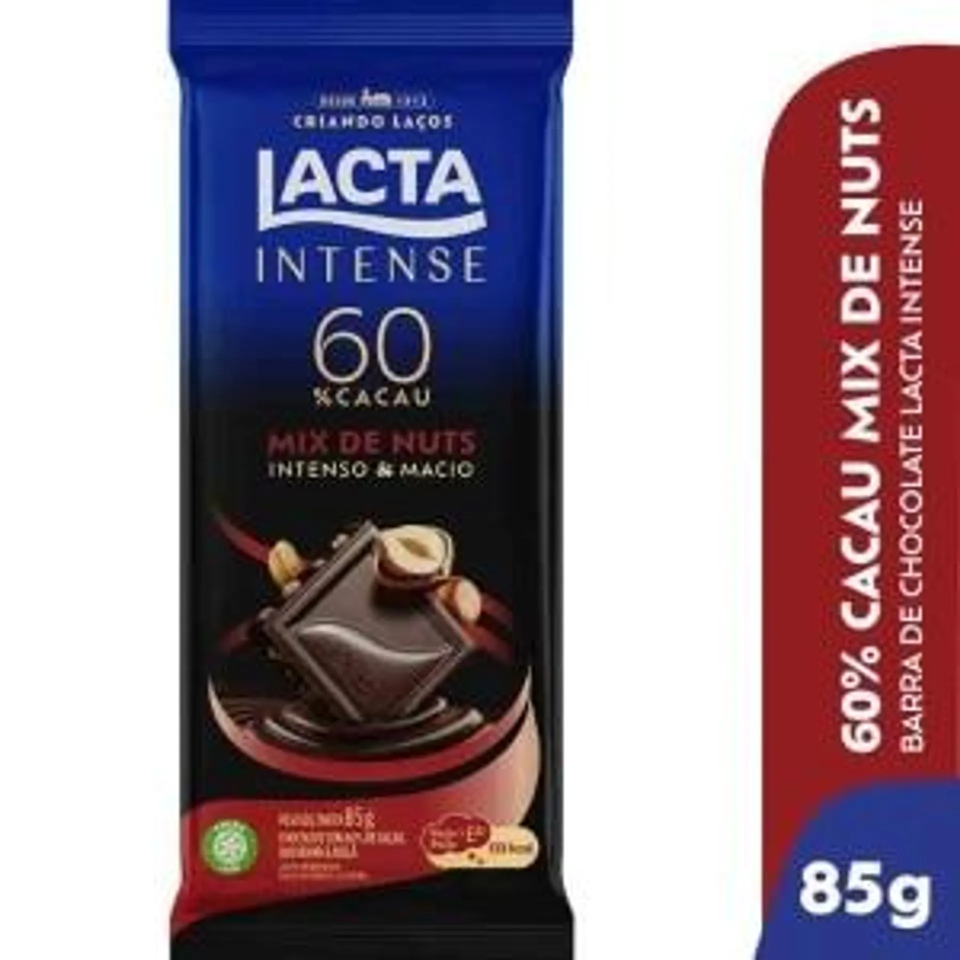 Chocolate Lacta Intense Mix Nuts 85g