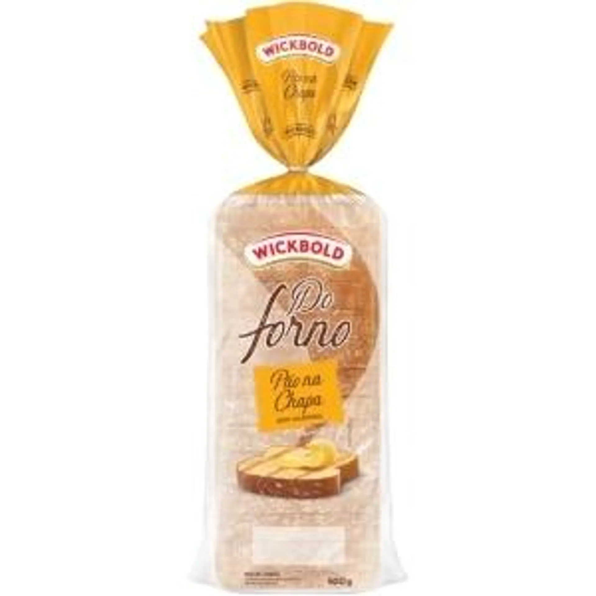 Pão de Forma Wickbold na Chapa Zero Colesterol 500g