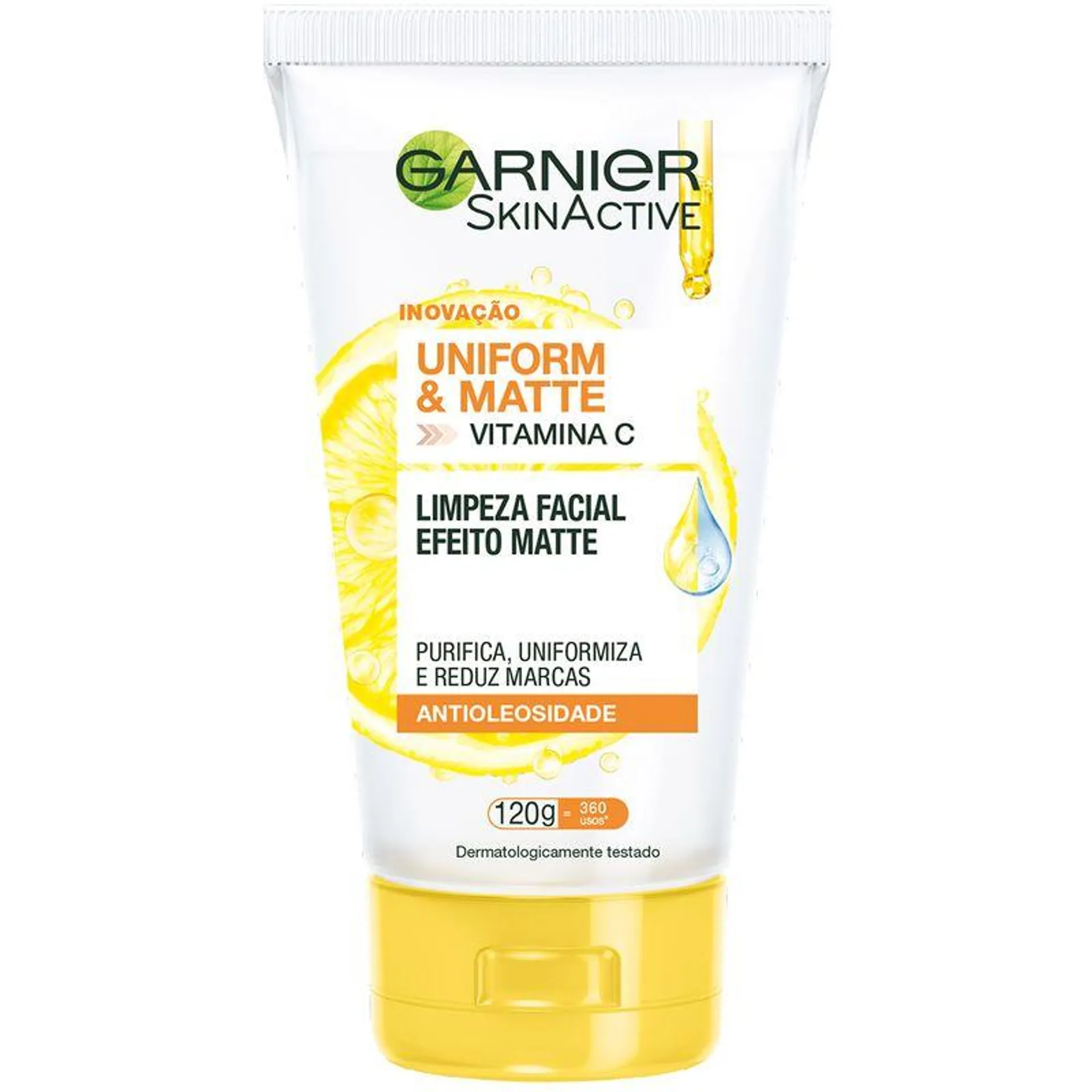 Limpeza Facial Garnier Uniform Matte 120g